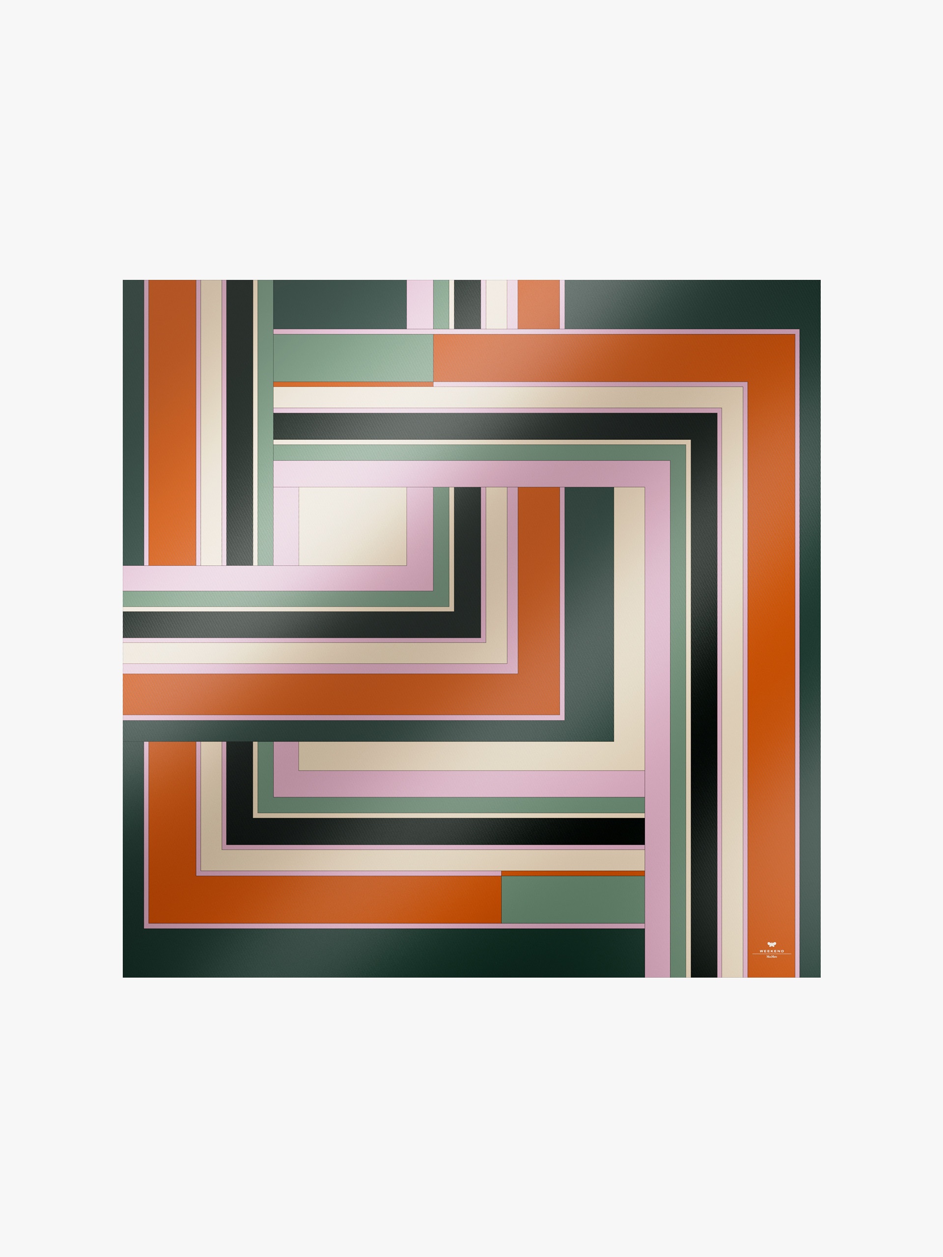 ONESTO Printed silk scarf - 1