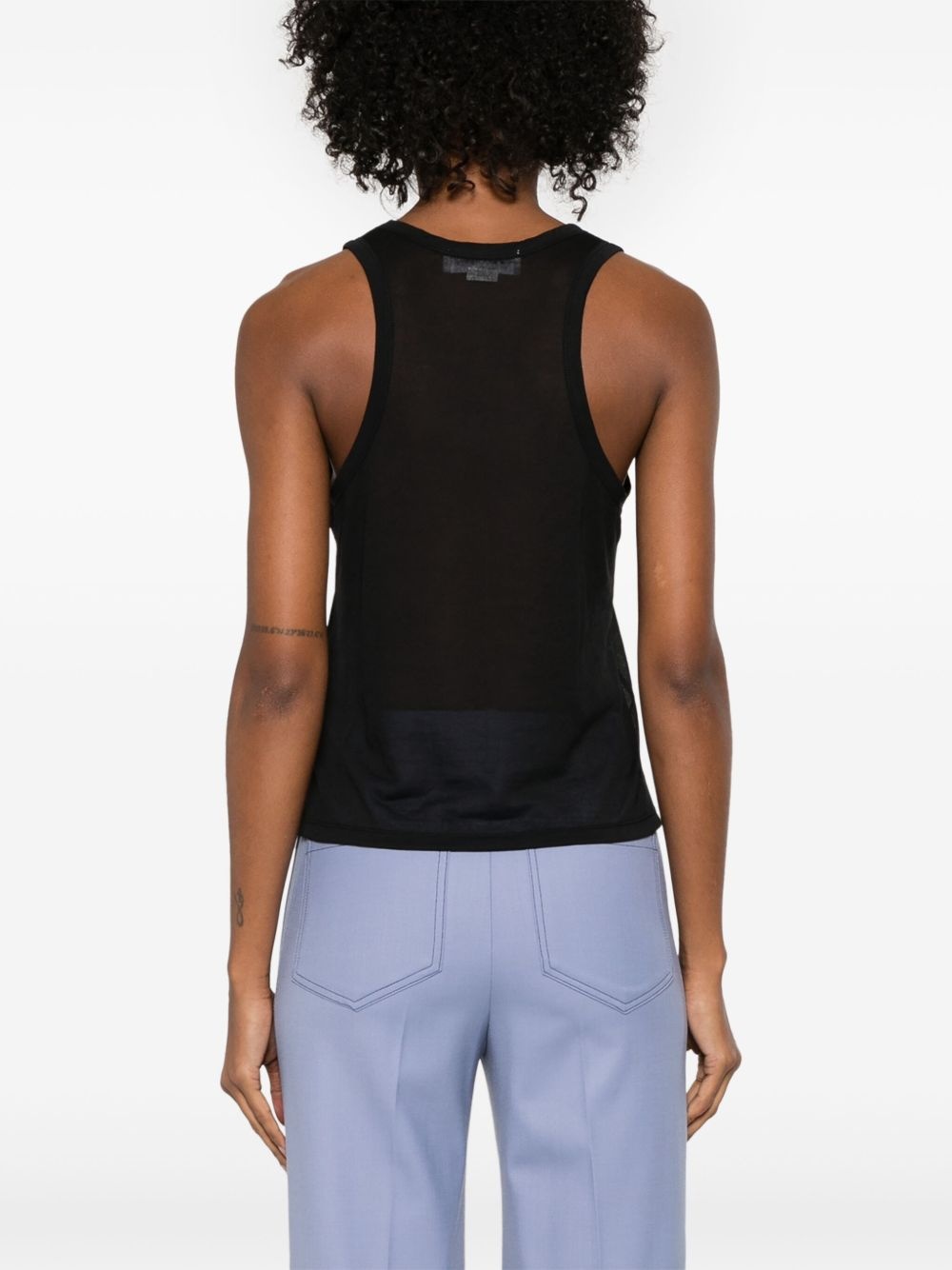 mélange tank top - 4