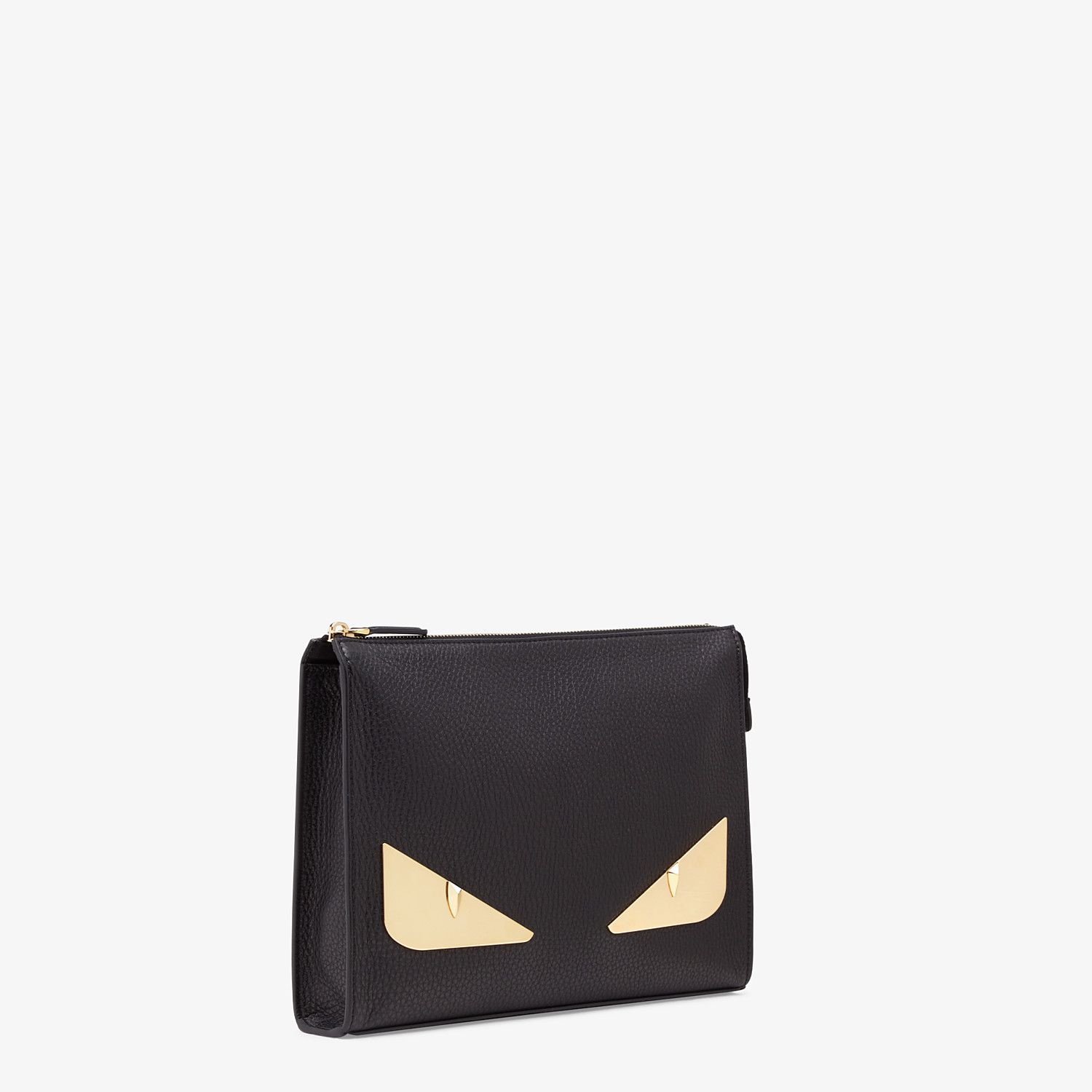 Black Romano leather pochette - 2