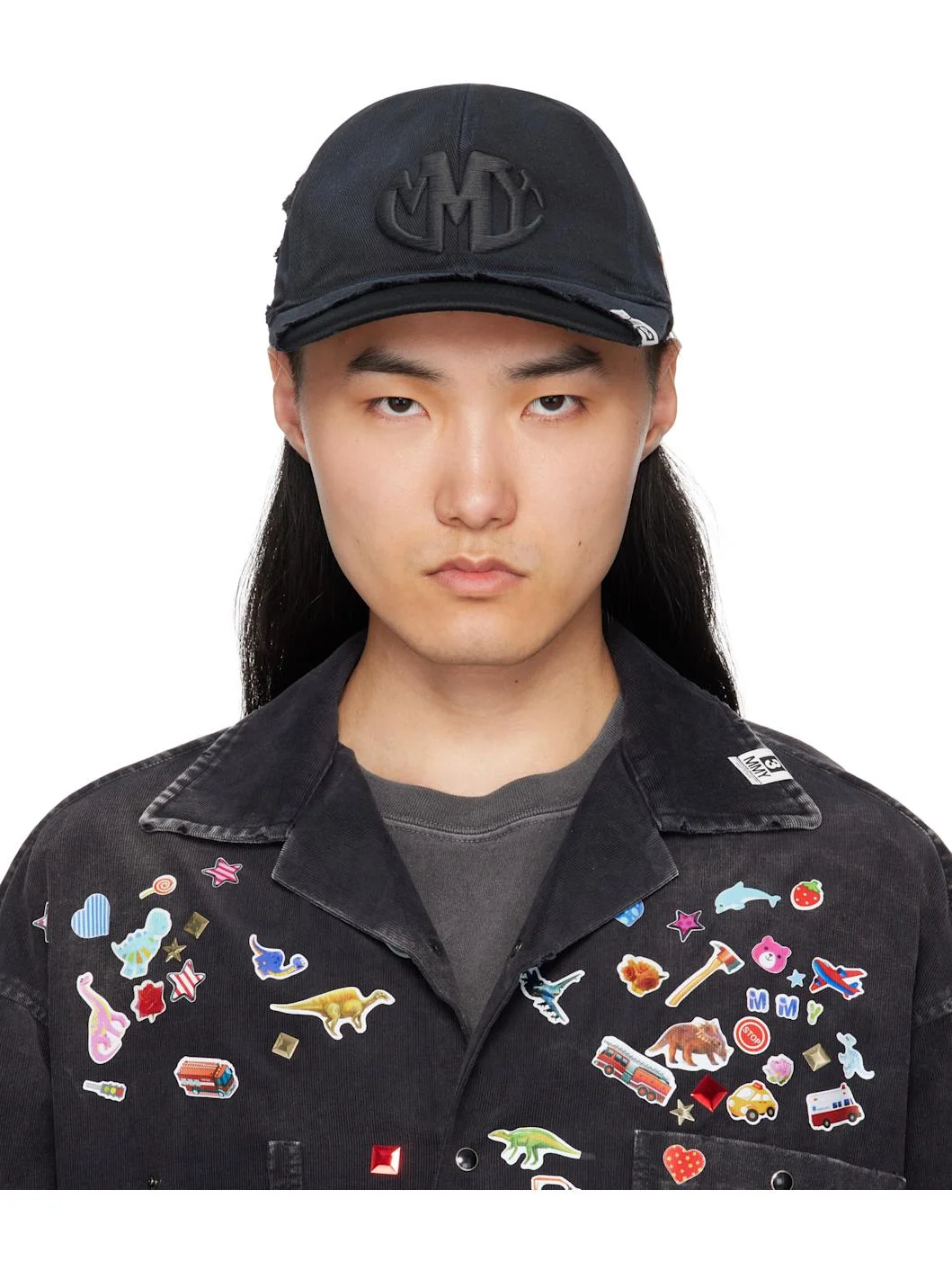 Black CA4LA Edition Crushed Detail Cap - 1