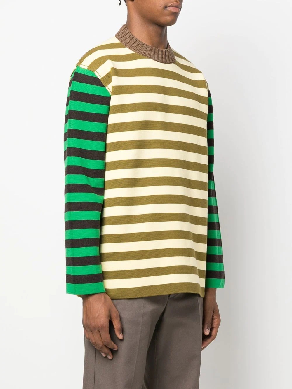 cotton crew-neck jumper - 4