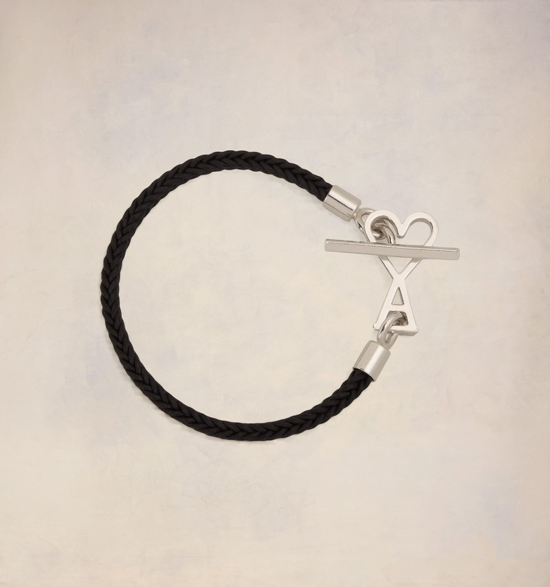 AMI Paris Ami De Coeur Cord Bracelet outlook