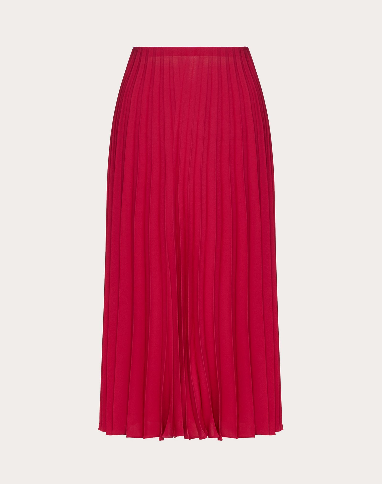 Pleated Georgette Skirt - 1