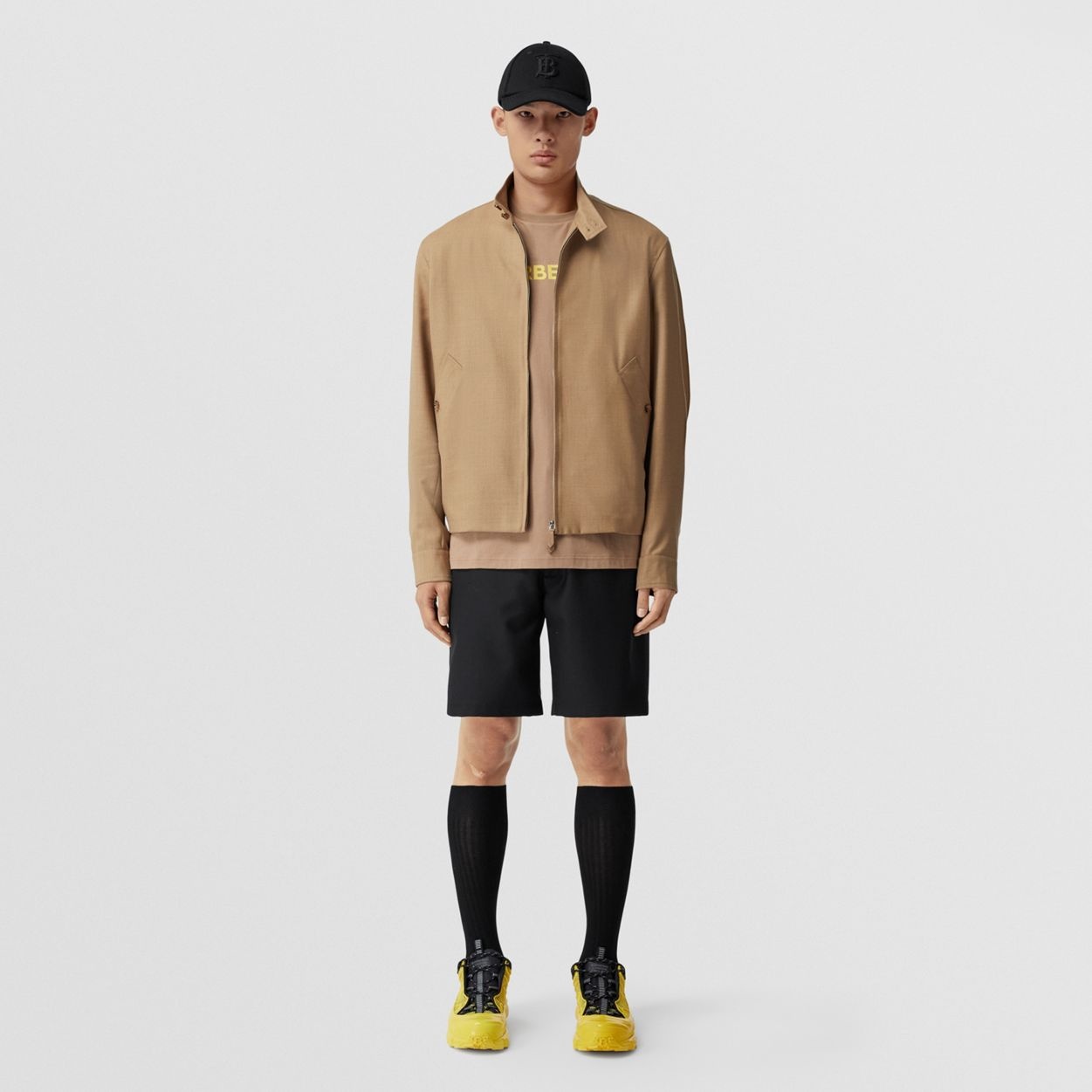 Monogram Motif Wool Harrington Jacket - 2