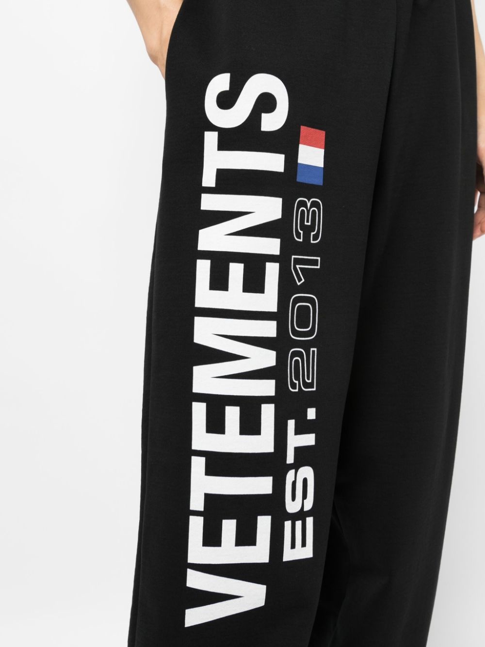 Flag-logo print track pants - 5