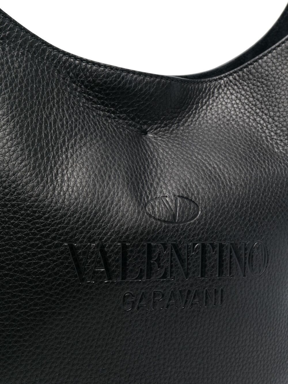 logo-embossed shoulder bag - 4