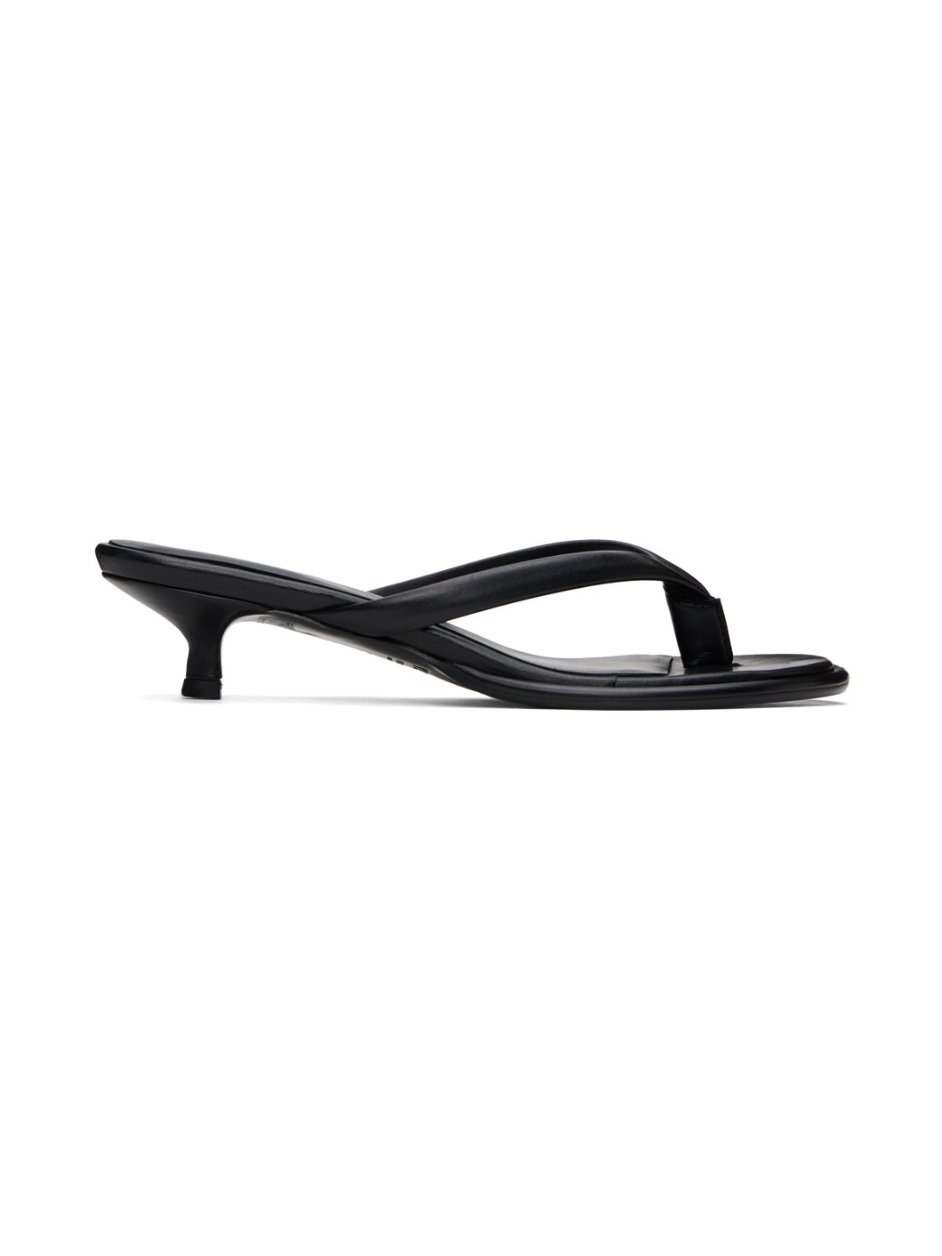 Black Erika Heeled Sandals - 1