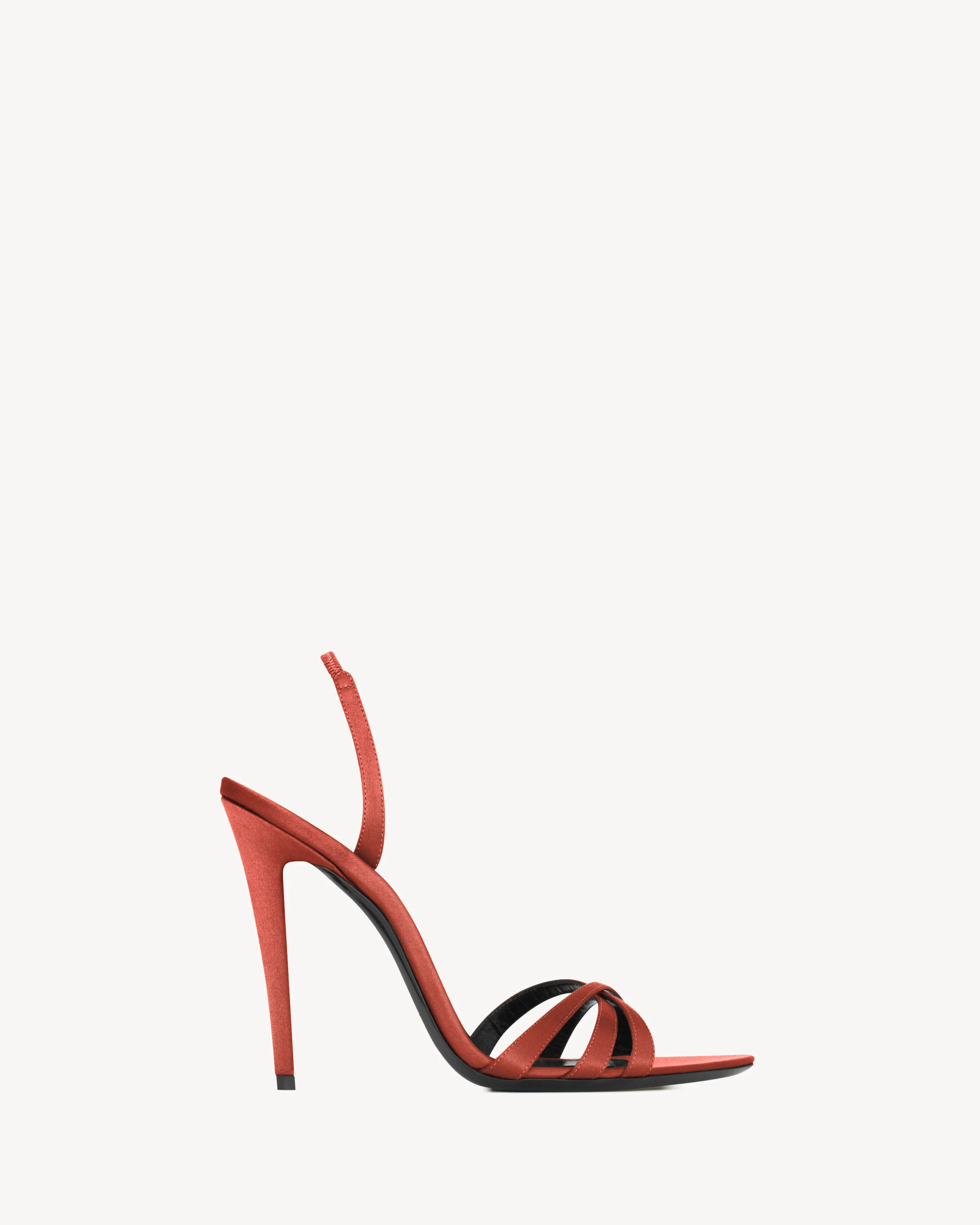 KATE SANDALS IN SATIN CREPE - 1