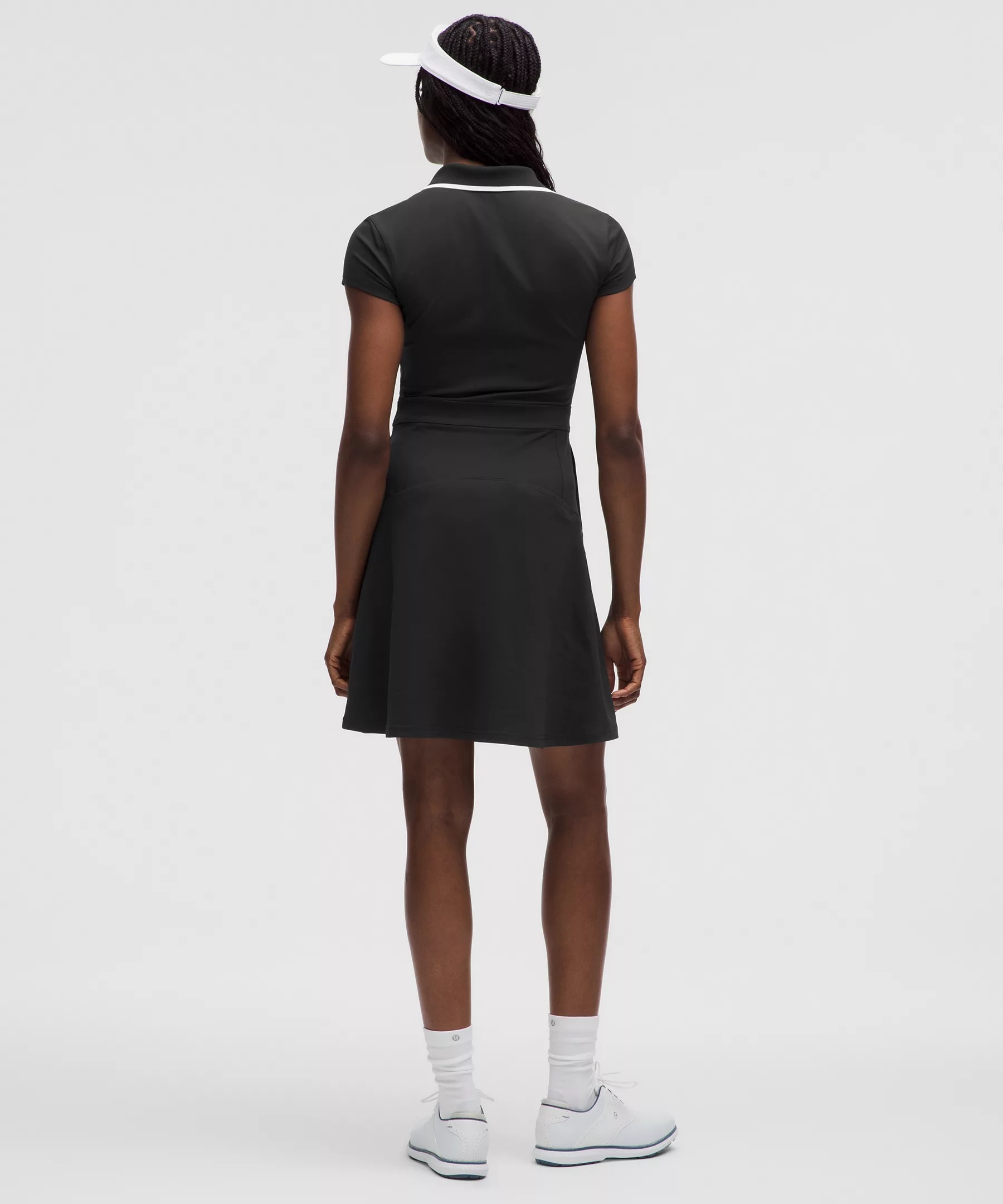 Pique Short-Sleeve Golf Polo Dress - 2