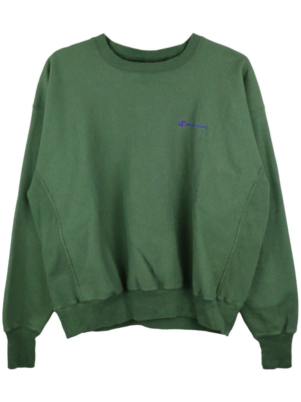 crew-neck cotton-blend sweatshirt - 1