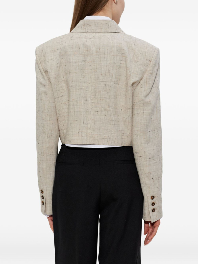 Ls Cut Off double-breasted cropped jacket 4