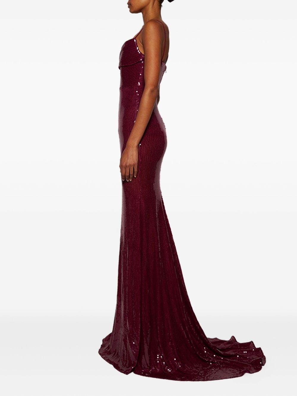 sequin-embellished dress - 4