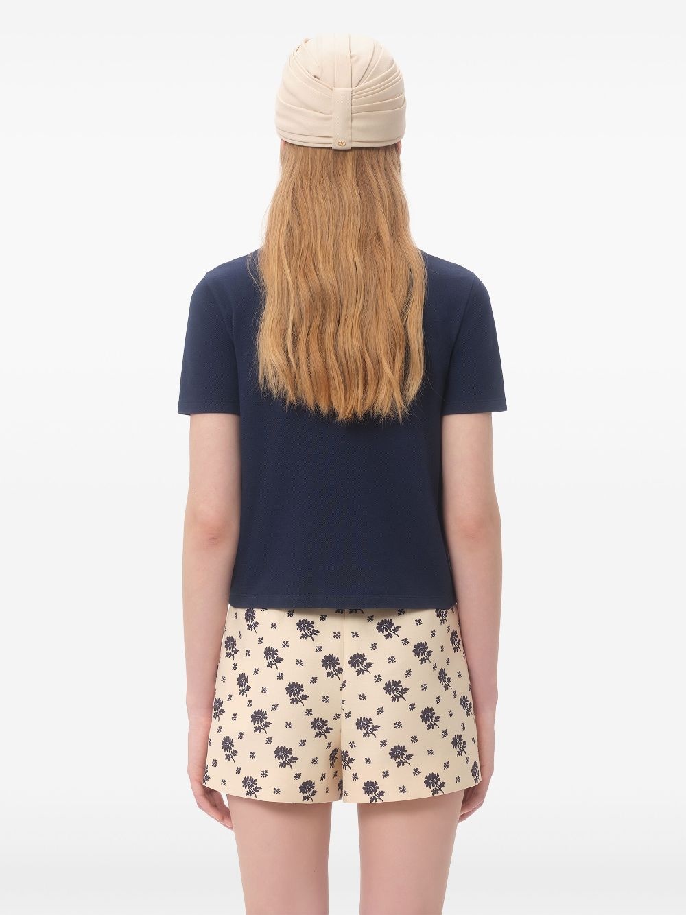 embroidered polo top - 5