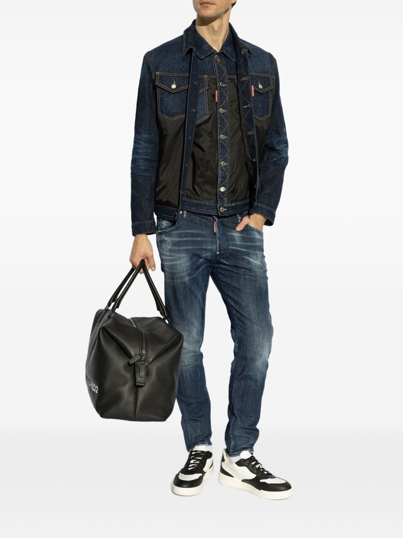 DSQUARED2 whiskering-effect skinny jeans outlook