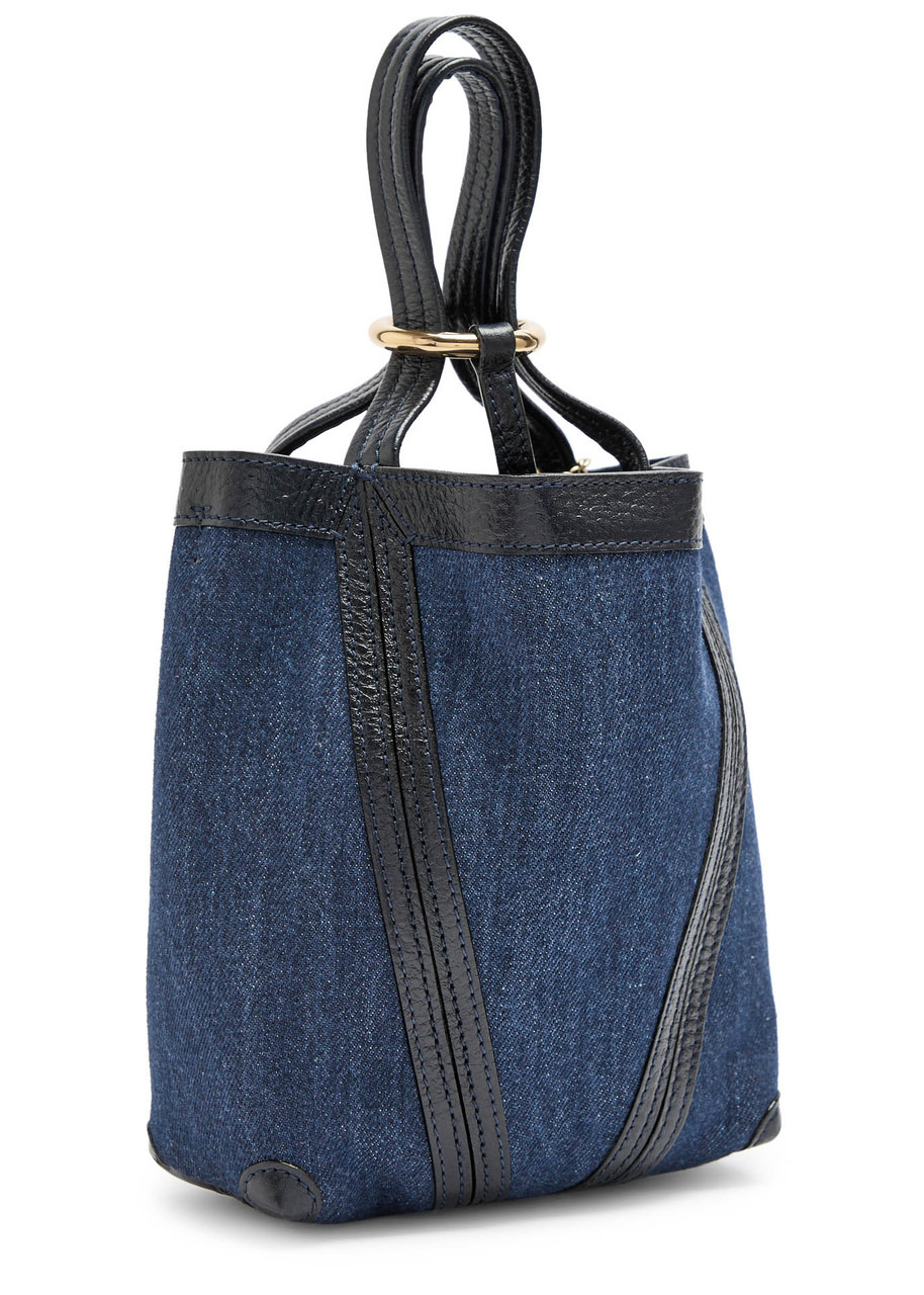 Chloe Spin Mini Denim Tote - 2