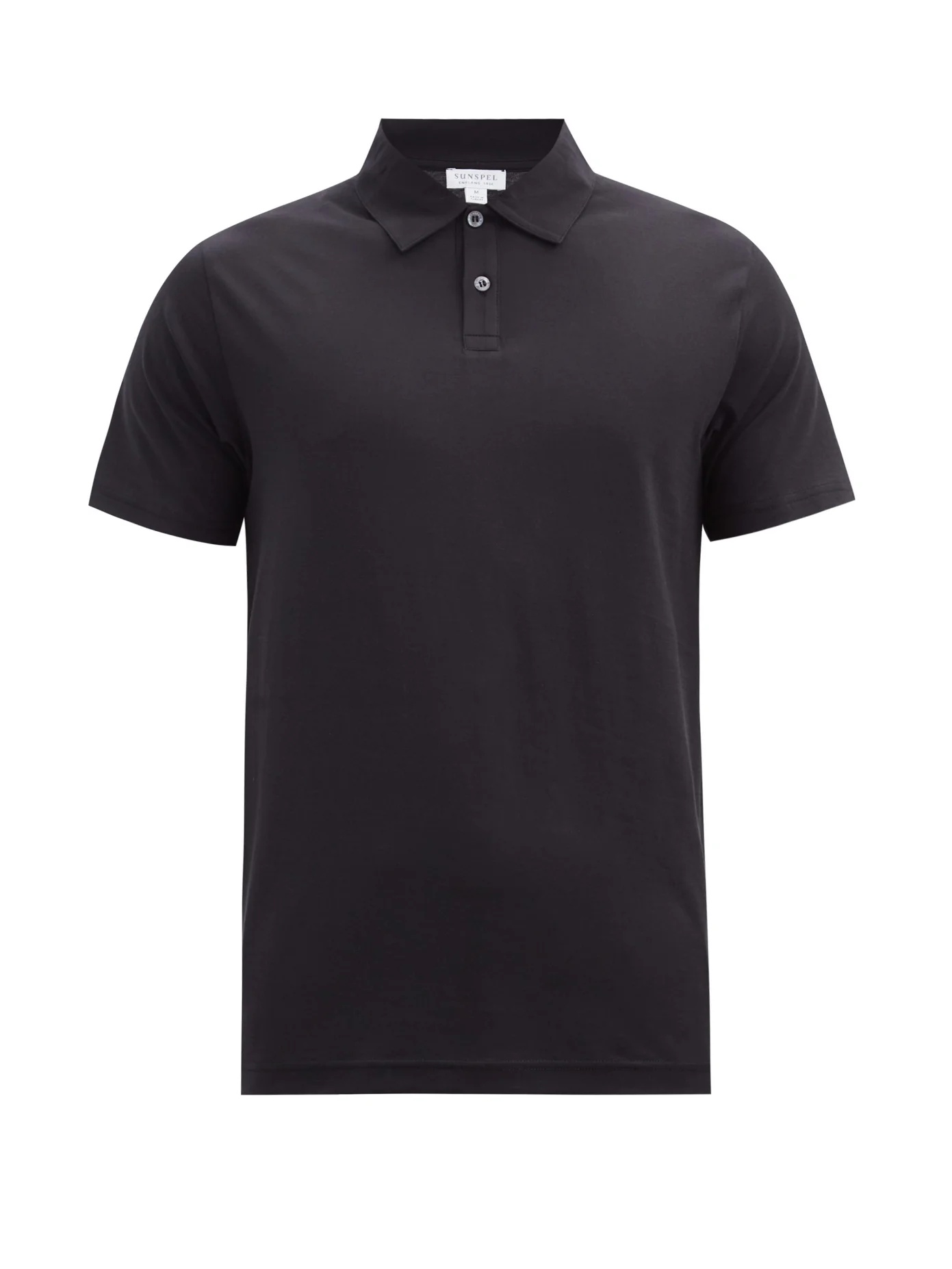 Cotton-jersey polo shirt - 1