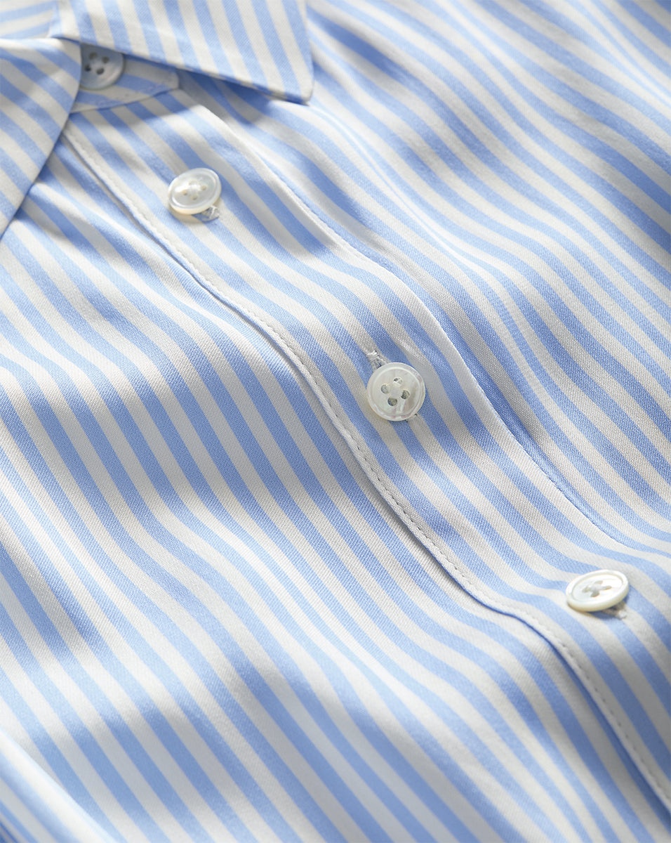 LEX SILK MIDI SHIRTDRESS - 5