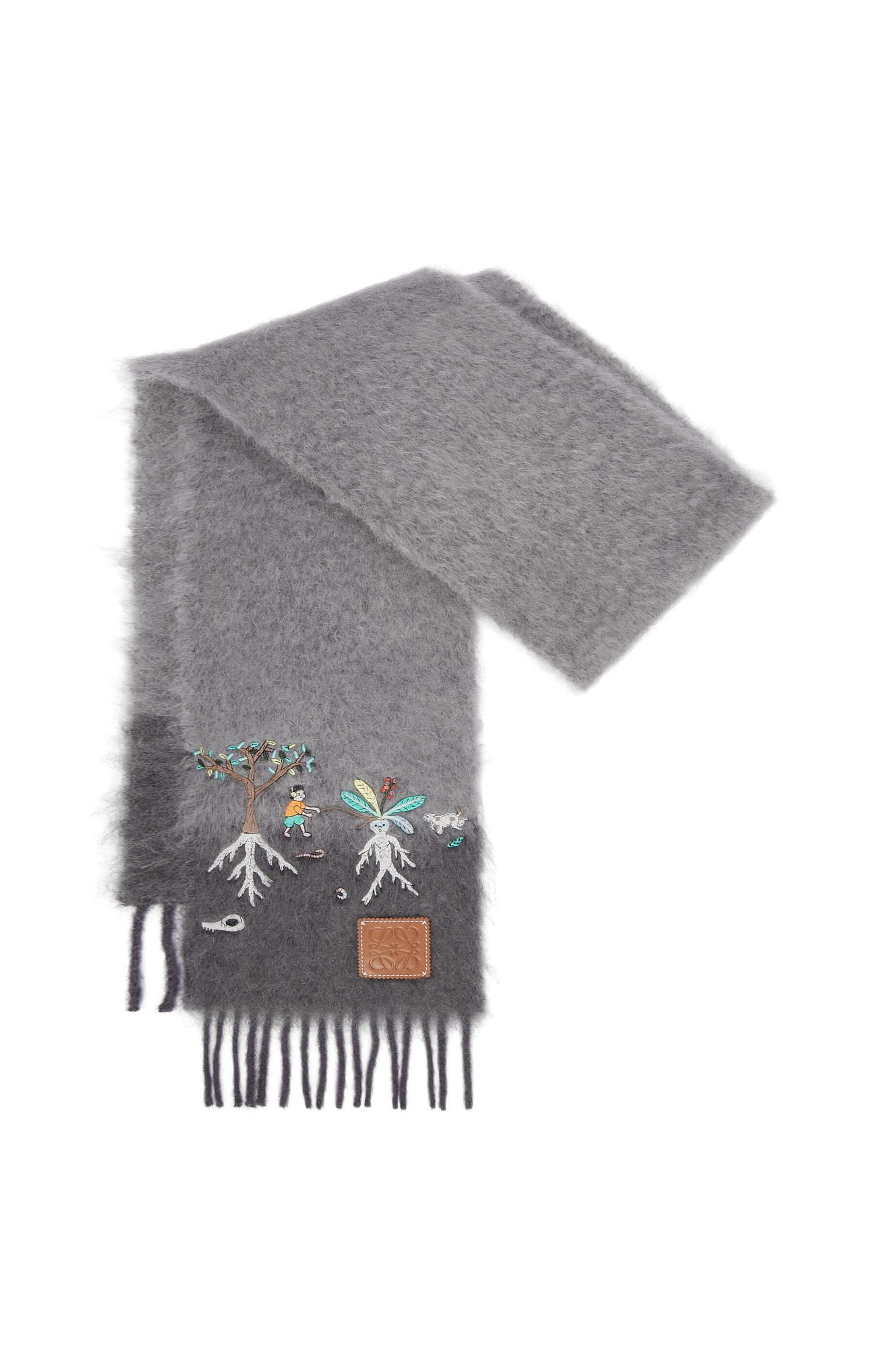 Scarf in mohair and wool - 3