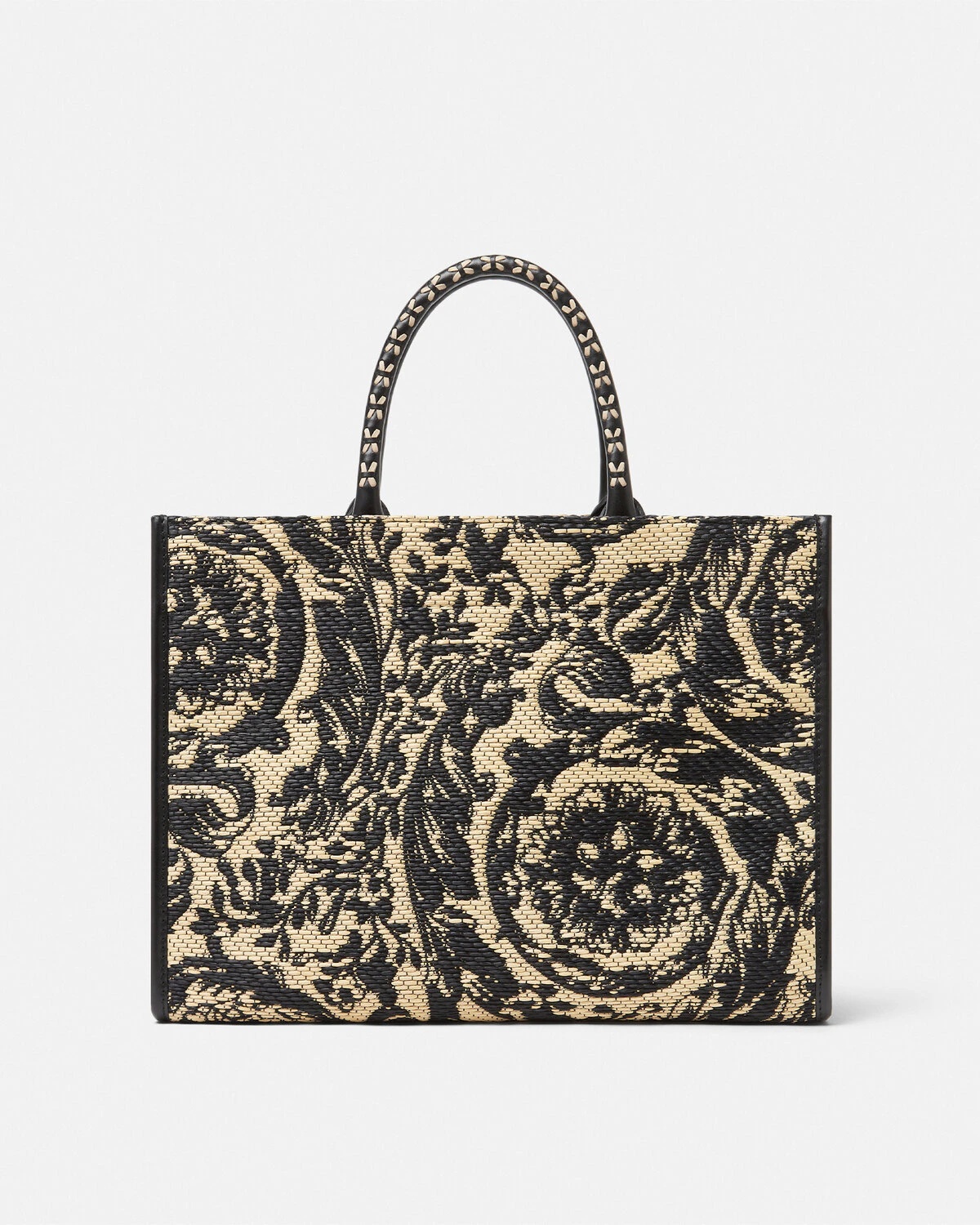Barocco Athena Raffia Medium Tote Bag - 6