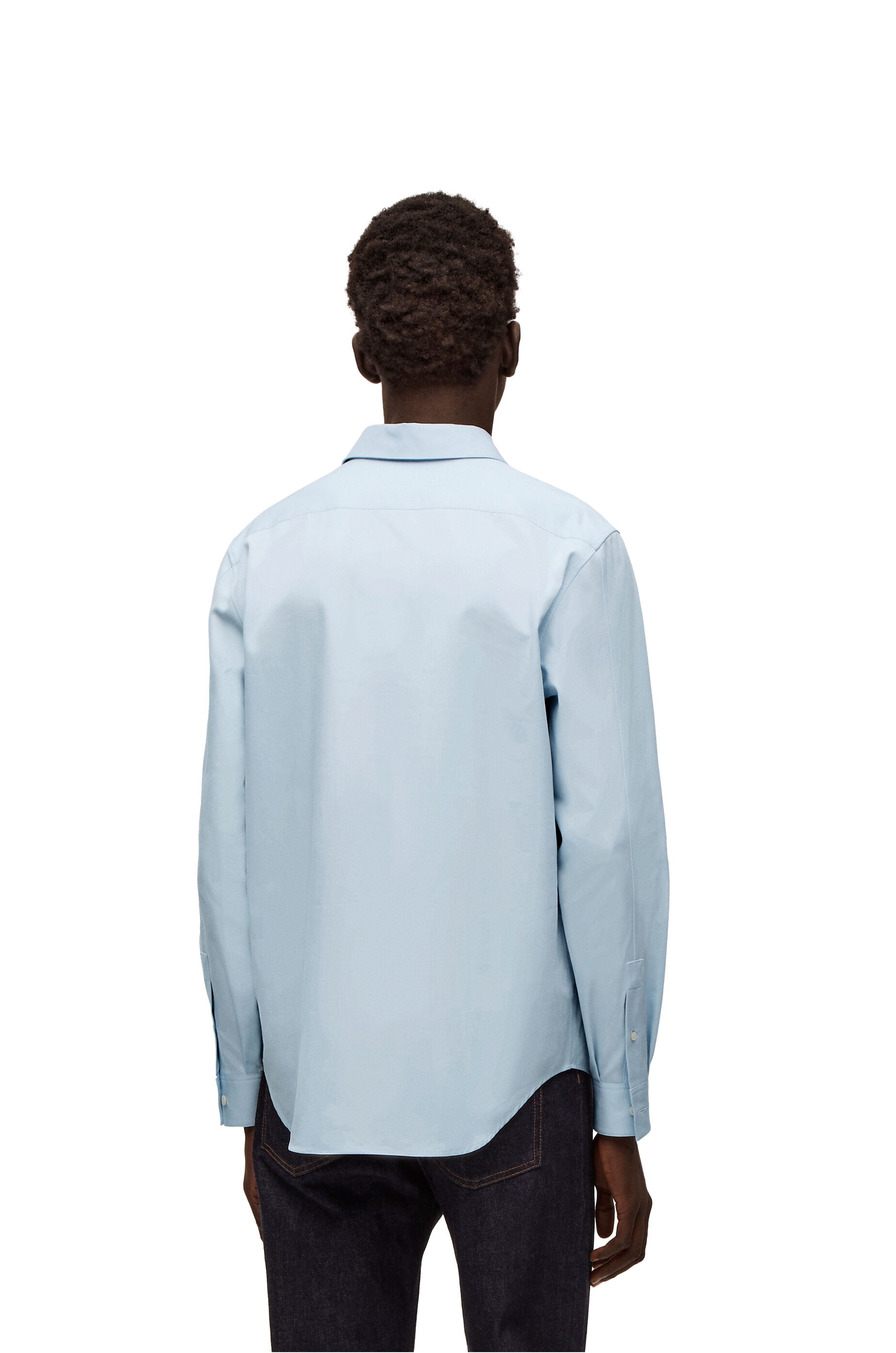 Anagram debossed shirt in cotton - 4