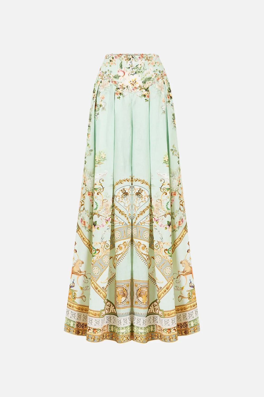 CORSET WAIST WIDE LEG PANT WILDFLOWER WUNDERLAND - 1