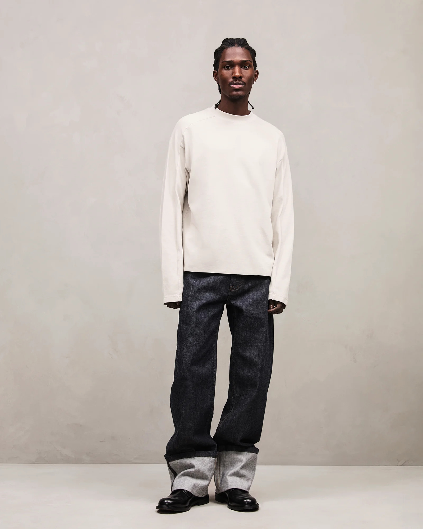HEAVY LONG SLEEVE OFF WHITE - 2