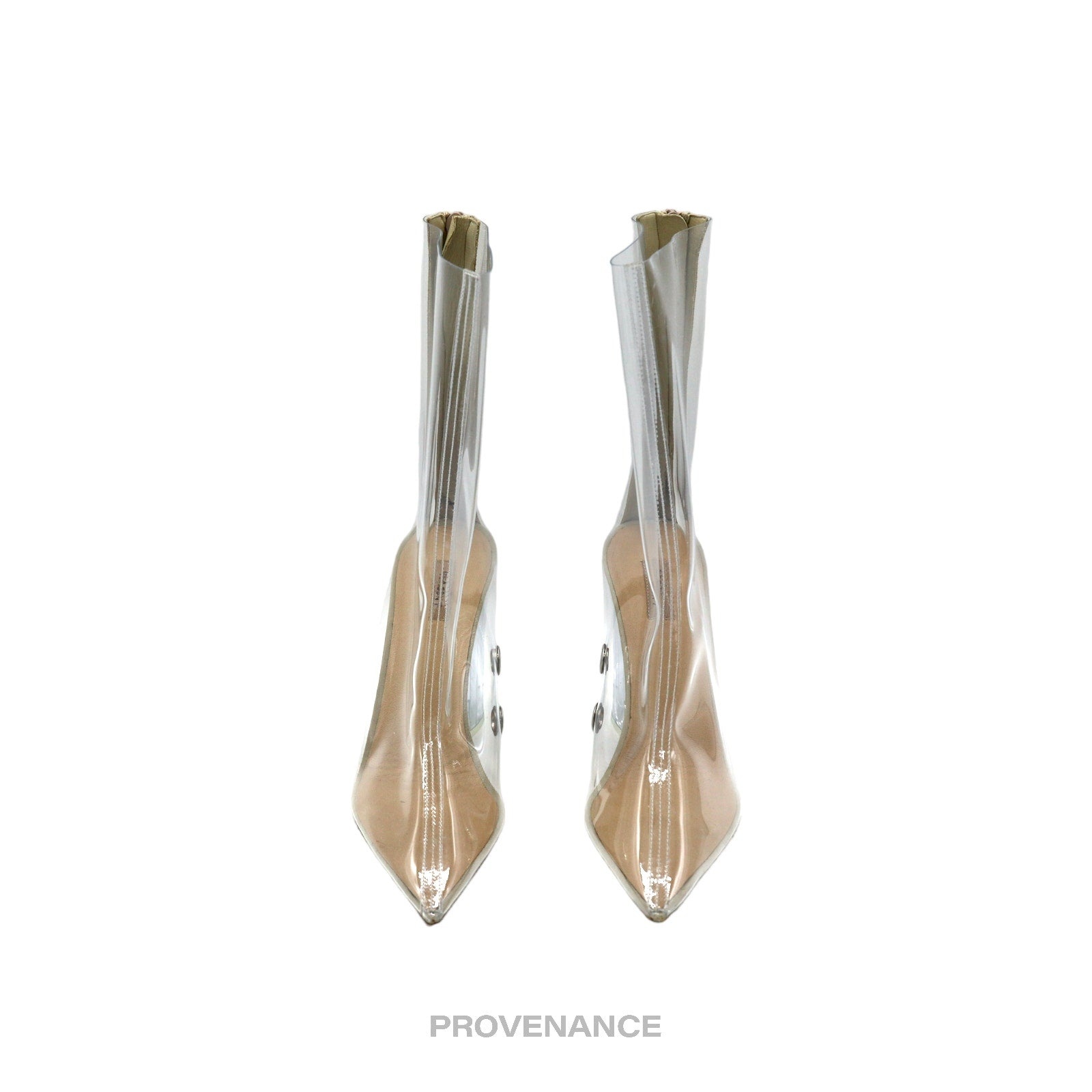 YEEZY Yeezy Season Boots Pump Heels Clear PVC 37 8D