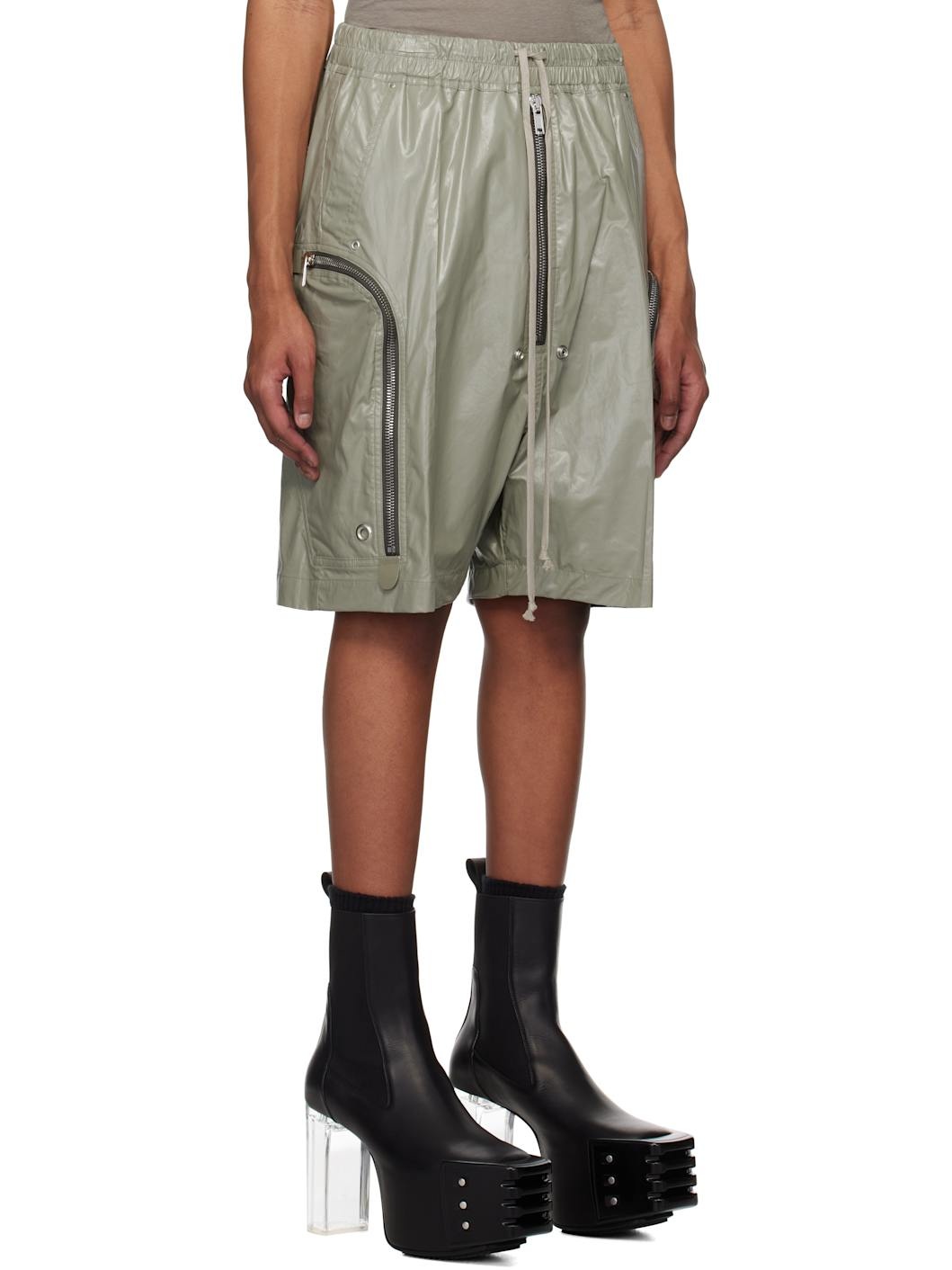 Green Hollywood Bauhaus Bela Shorts - 2