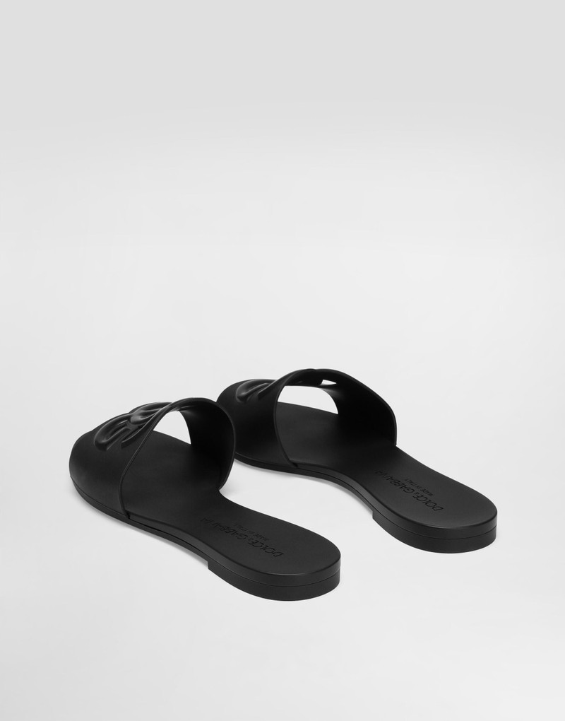 Dolce & Gabbana Rubber beachwear sliders outlook