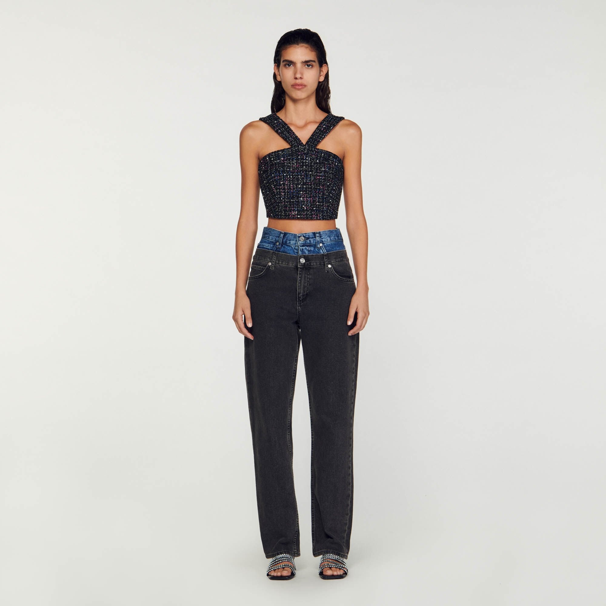 TWEED BUSTIER TOP - 3