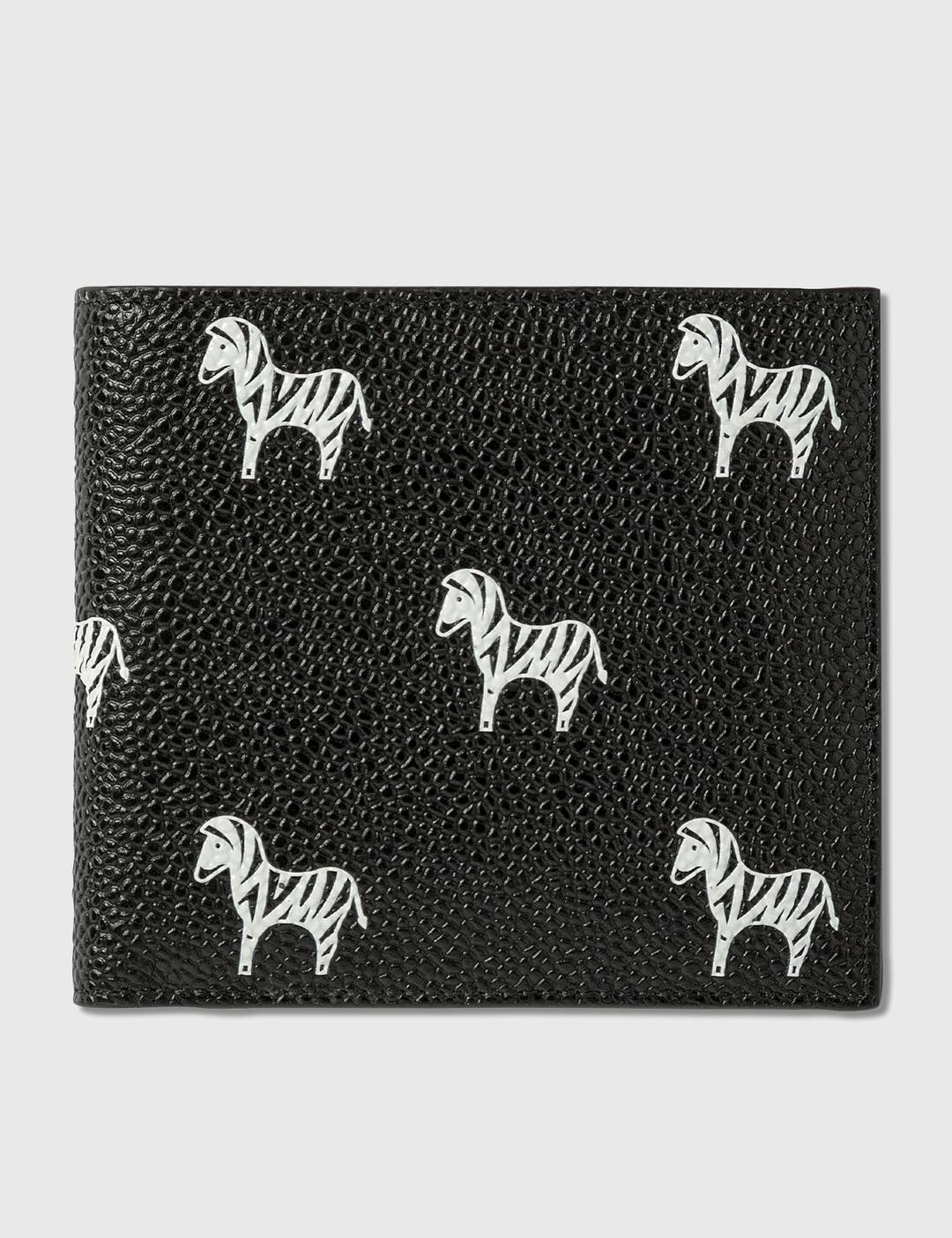 Zebra Print Billfold Wallet - 1