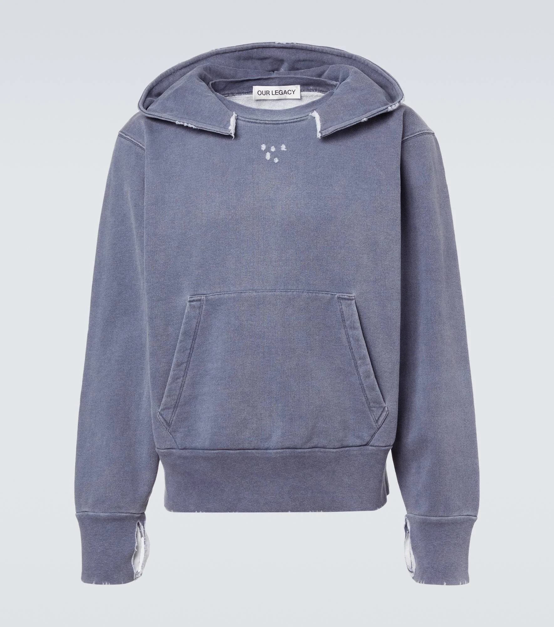 Relic distressed cotton jersey hoodie - 1