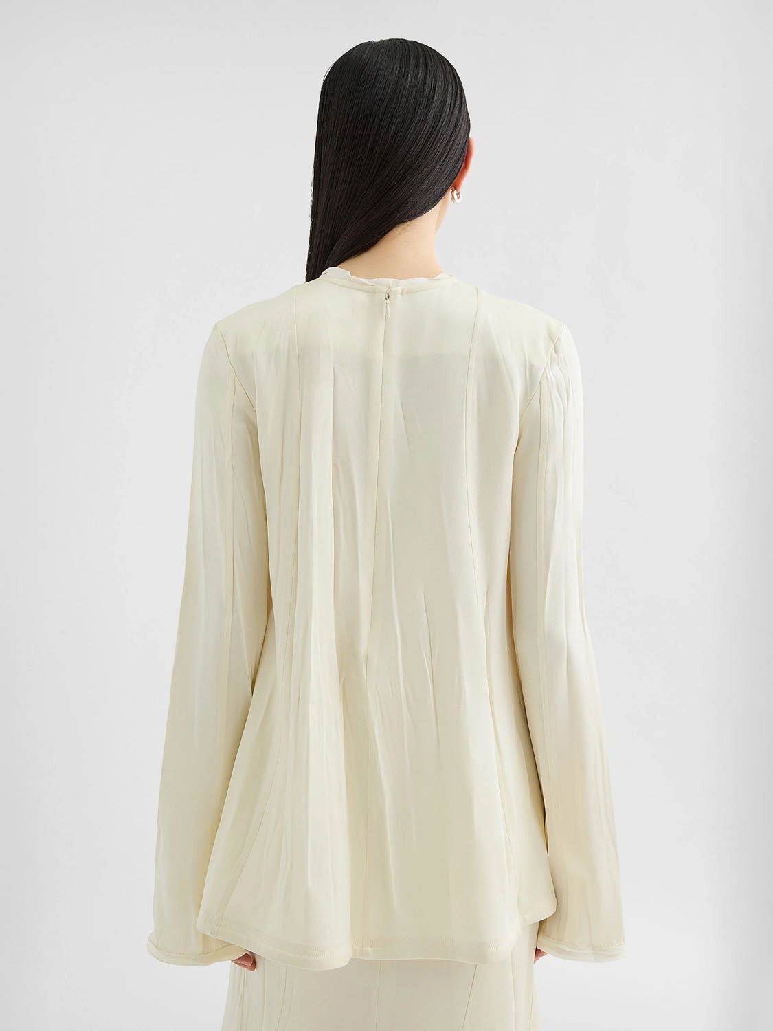 FLUID LONG SLEEVE BLOUSE - 3