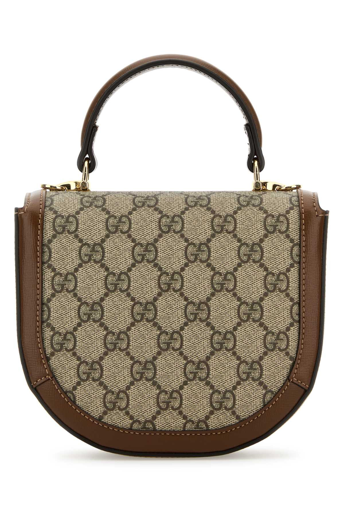 Gucci Women Gg Supreme Fabric Mini Horsebit 1955 Handbag - 3