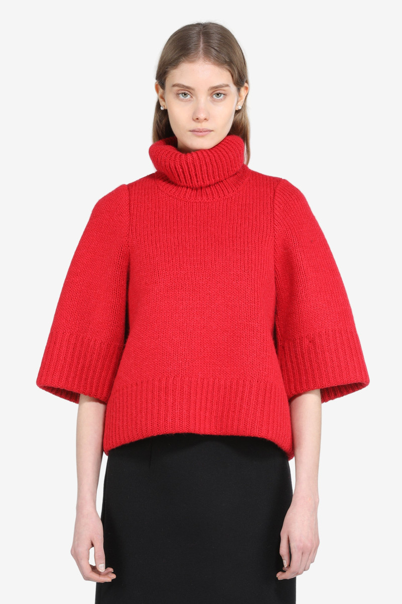 OVERSIZED SWEATER WITH THREE-QUARTER SLEEVES 1