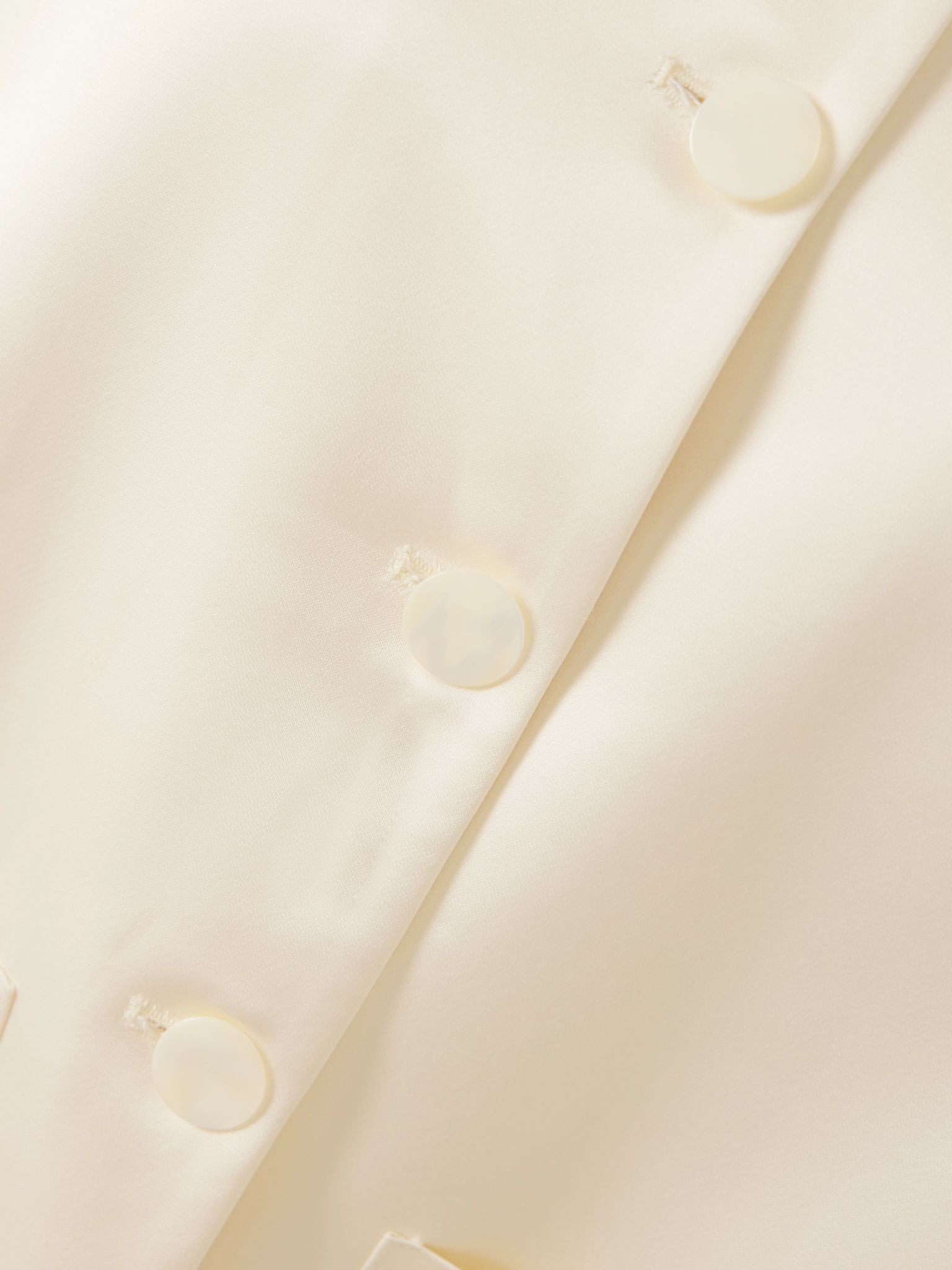 Satin jacket Cream - 5