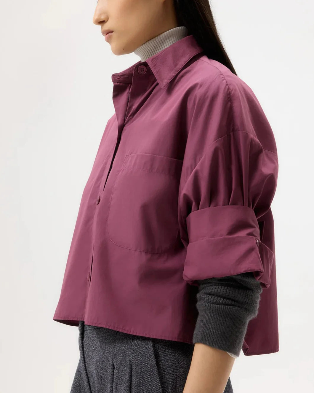 NEXT EX SHIRT IN SUPER COMPACT POPLIN - 3