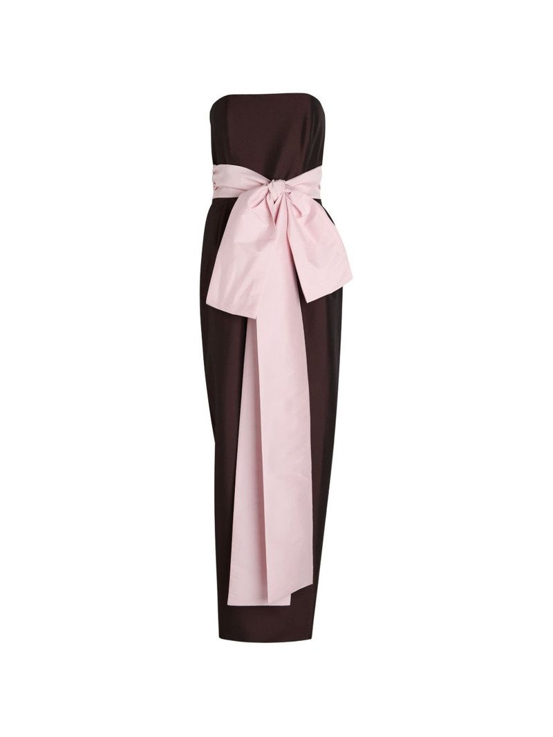 BERNADETTE Lina bow-detail maxi dress outlook