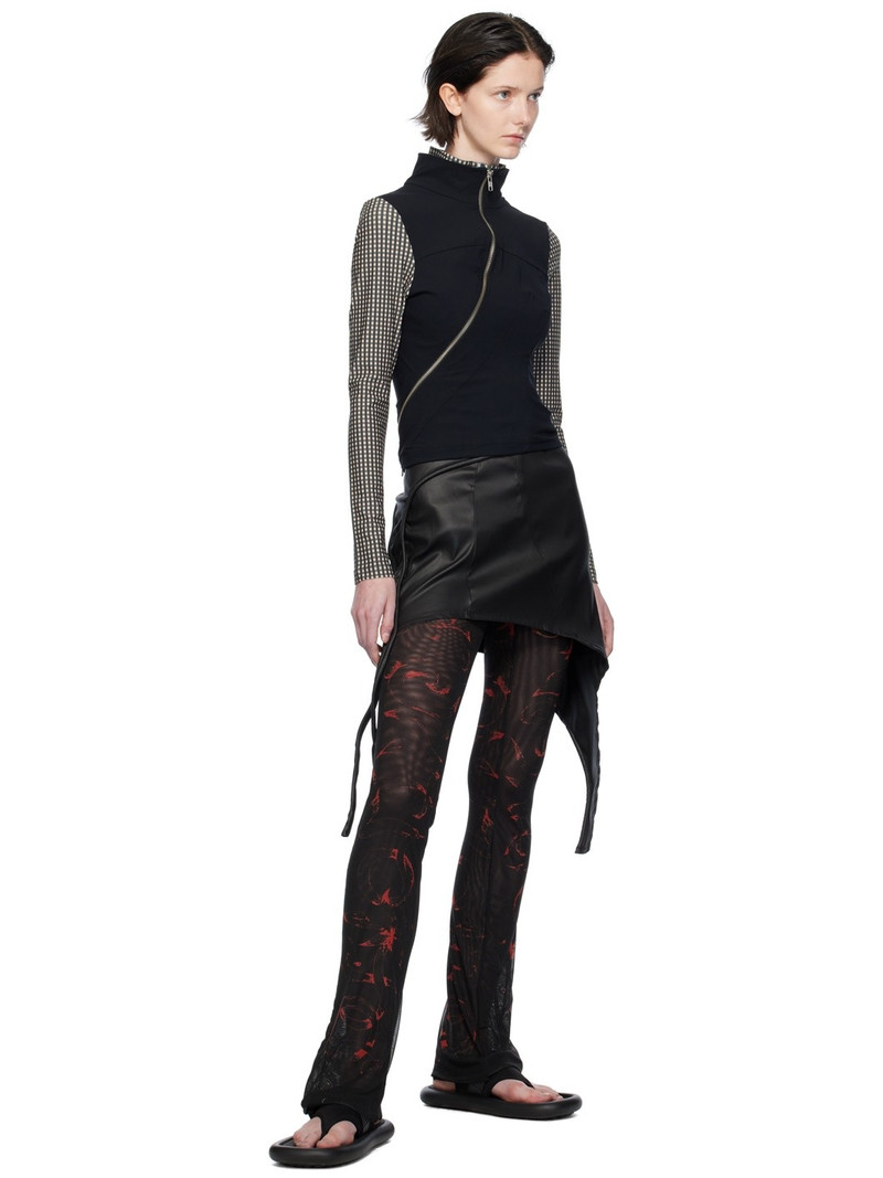 OTTOLINGER Black Double Collar Turtleneck outlook