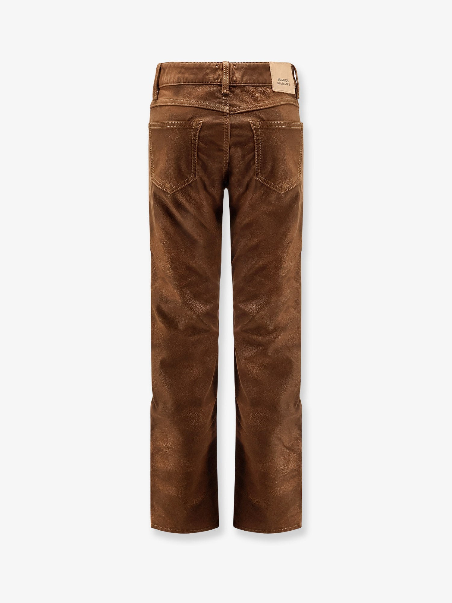 Marant Etoile Women Kelsie Leather-Alternative Material Trousers - 2