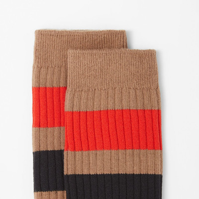 Burberry Striped Cotton Blend Socks outlook