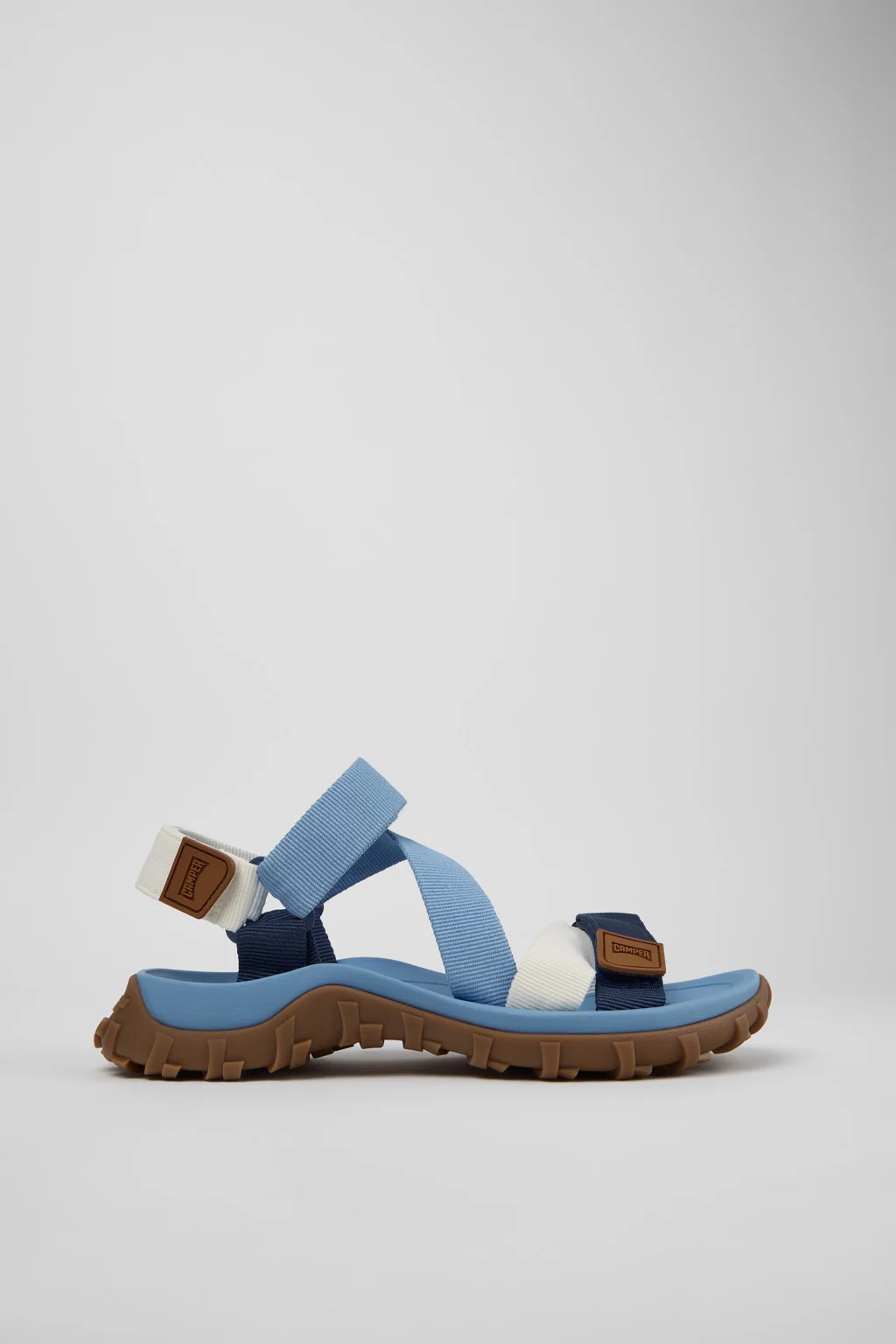 Blue Textile Sandals for Men. - 1