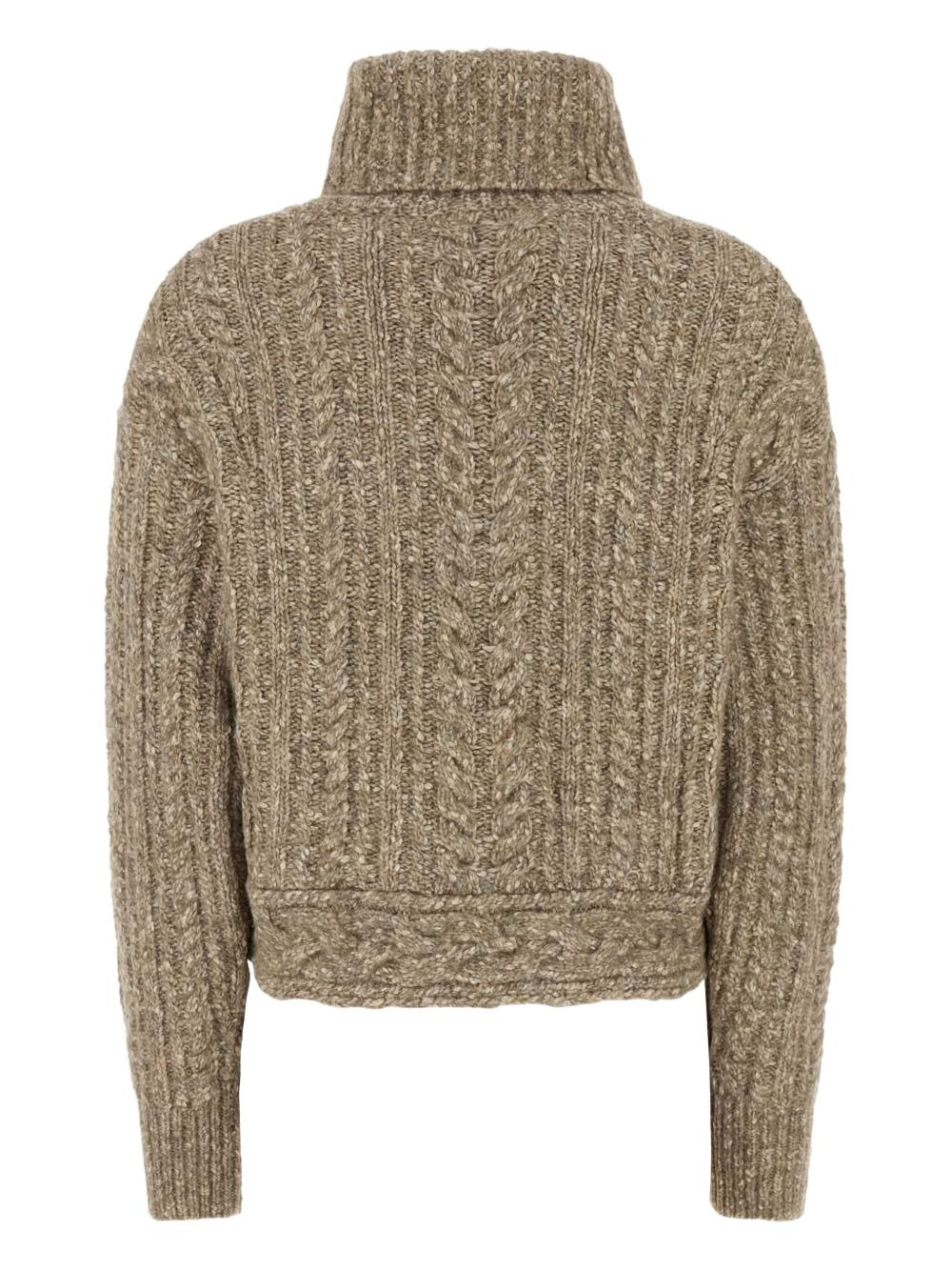 cable-knit jumper - 2