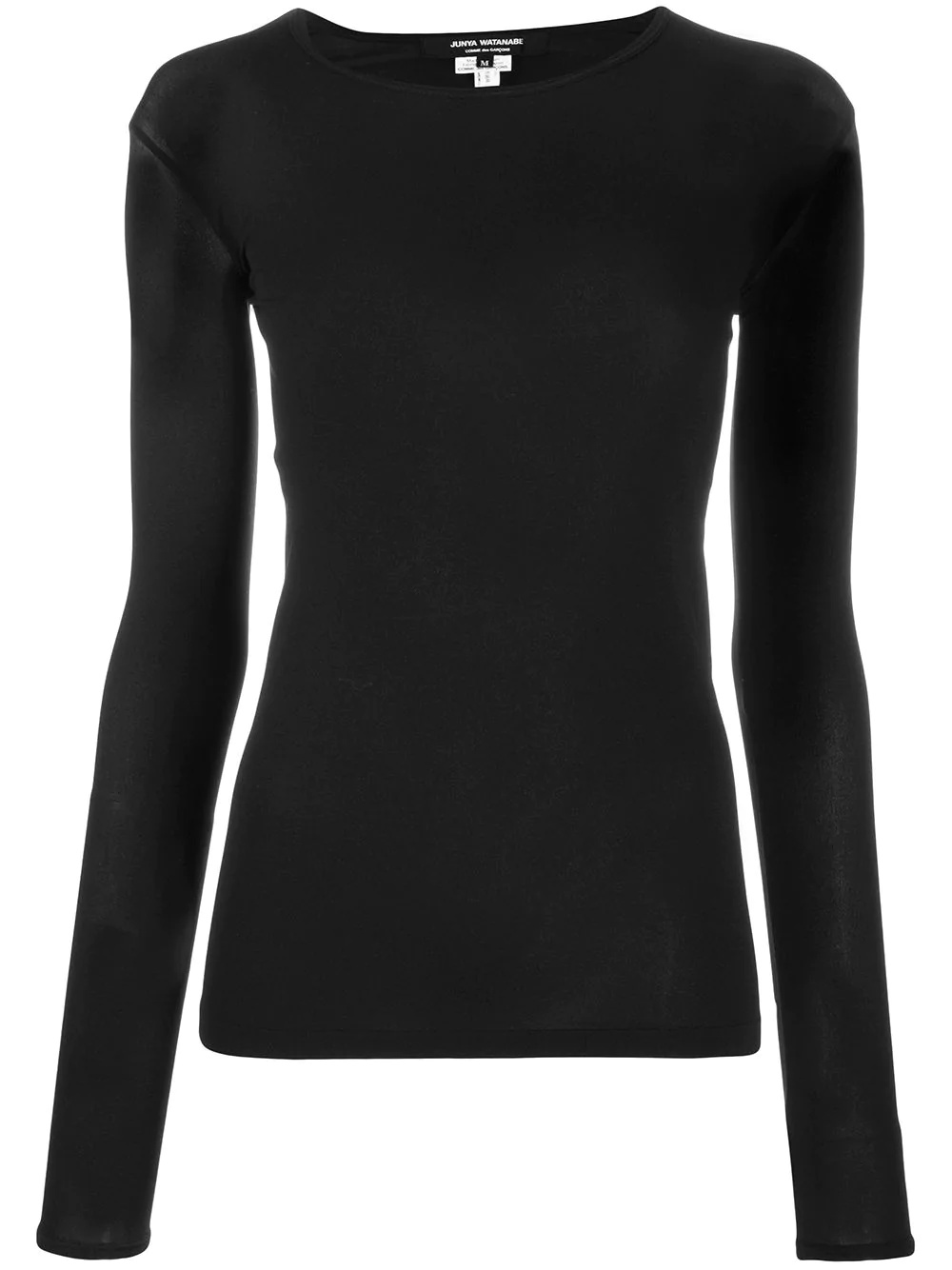 long-sleeved round-neck T-shirt - 1