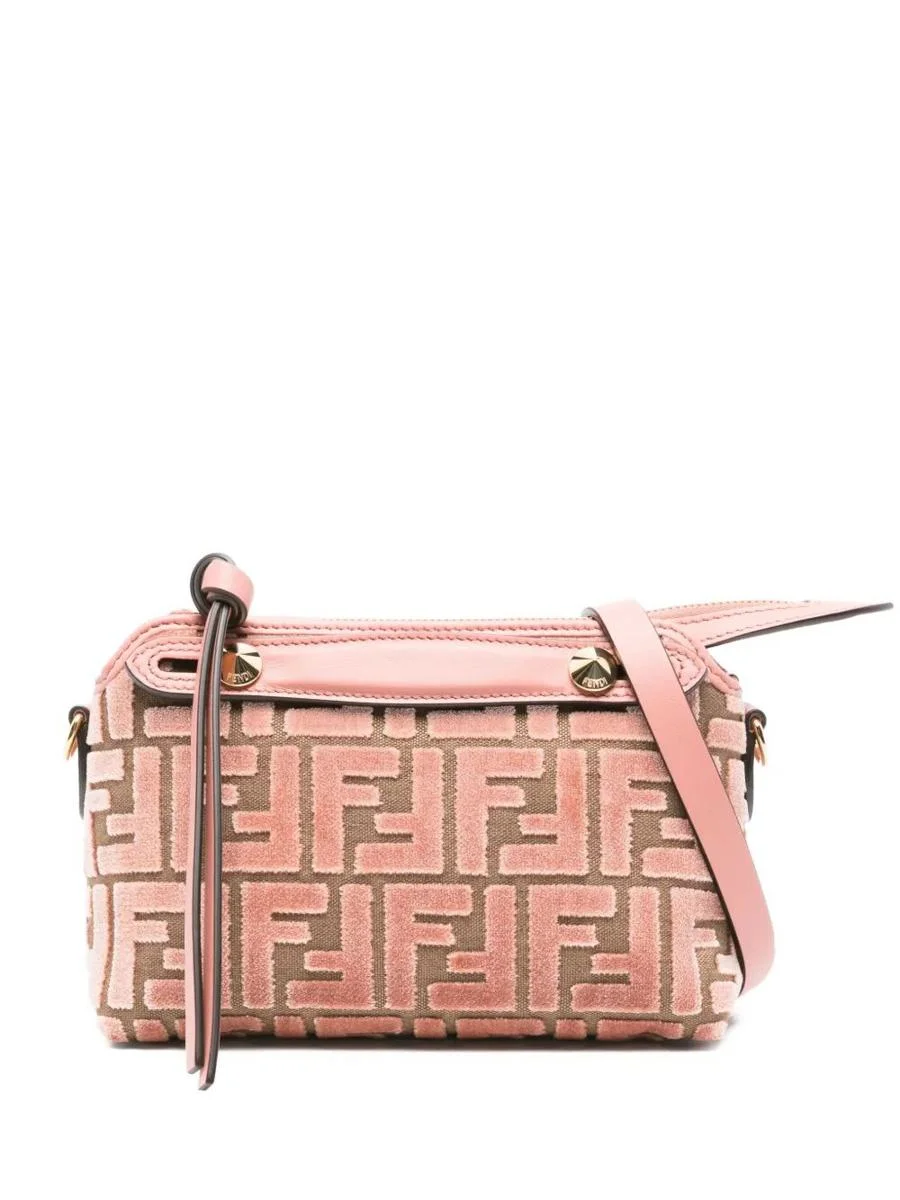 Fendi By The Way Soft Mini Ff Jacquard Velvet Mini- Bags - 1
