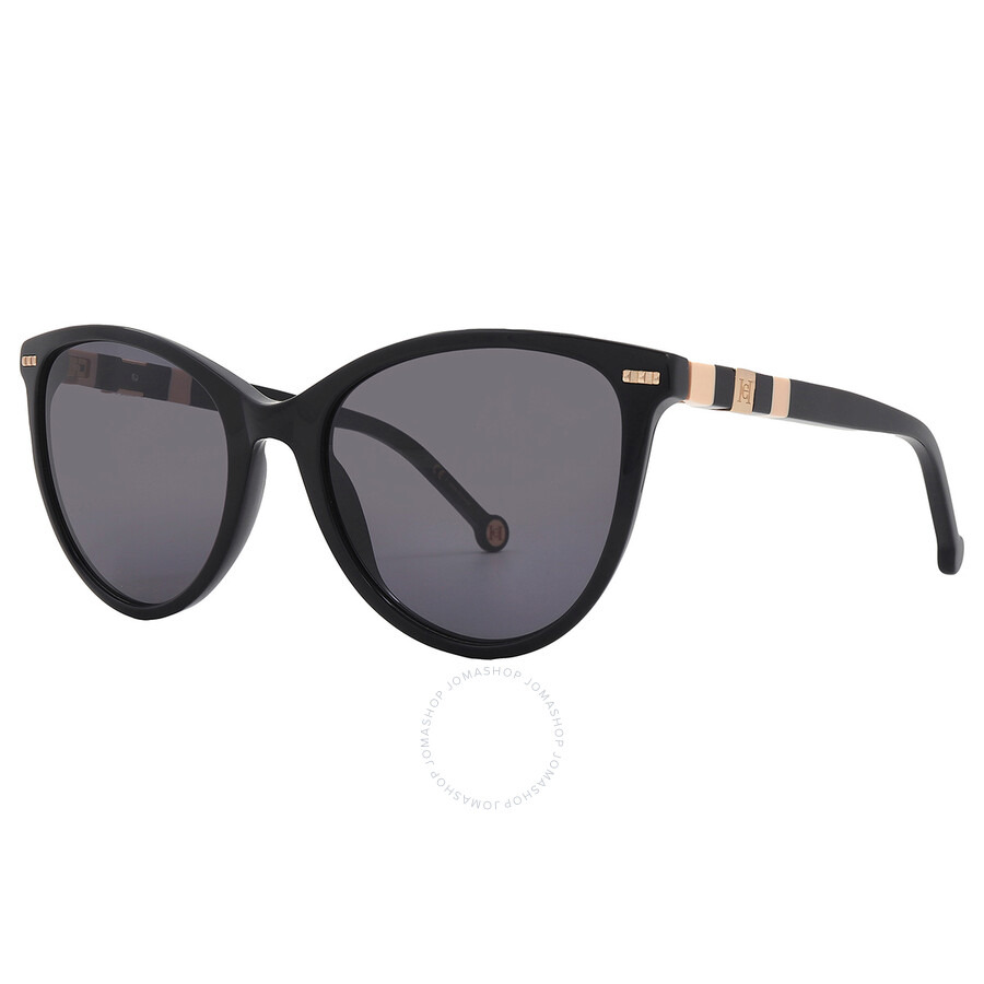 Carolina Herrera Grey Cat Eye Ladies Sunglasses HER 0107/S 0KDX/IR 57 - 3