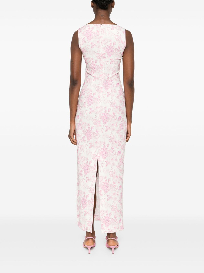 rose-print maxi dress 4