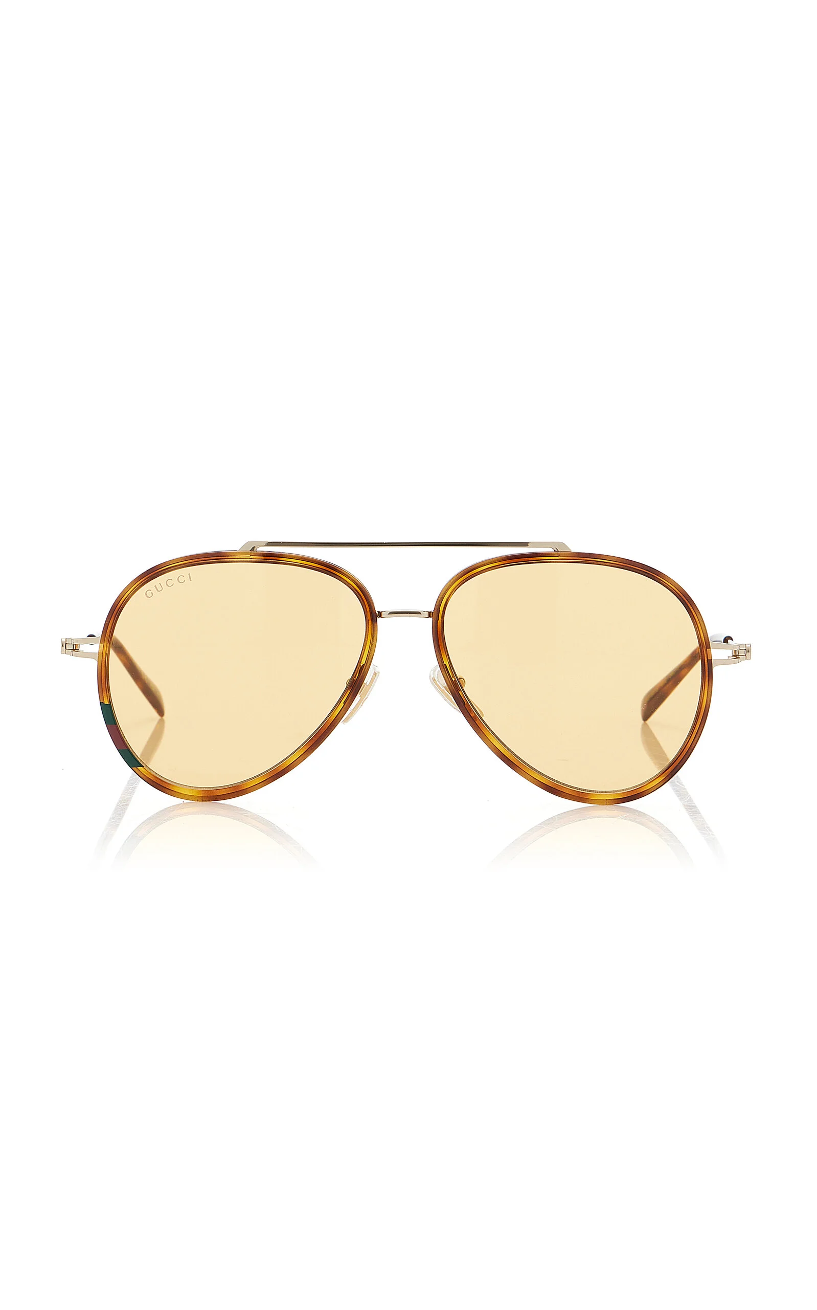 Aviator-Frame Metal Sunglasses gold - 1
