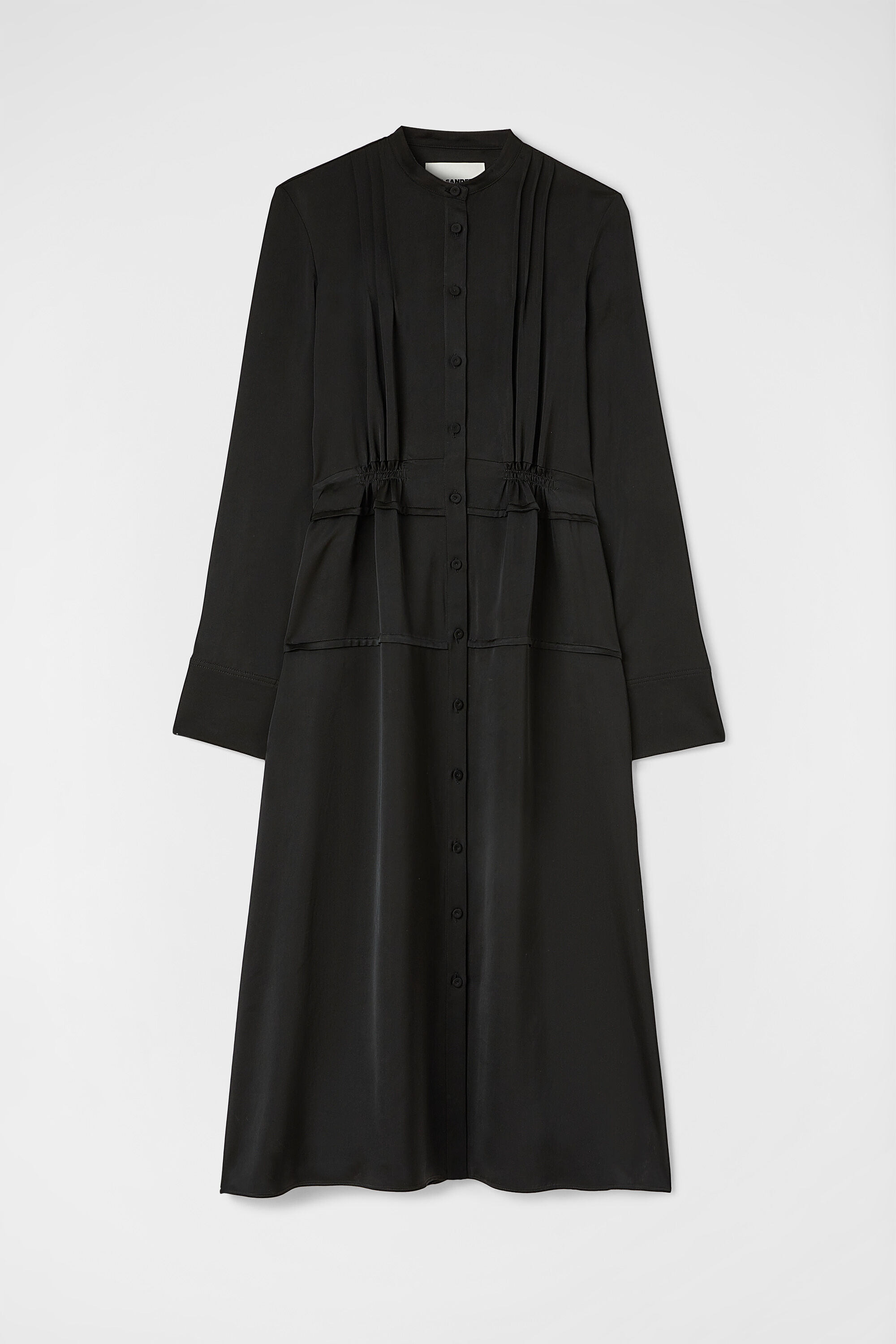 Fluid Viscose Shirt Dress - 1
