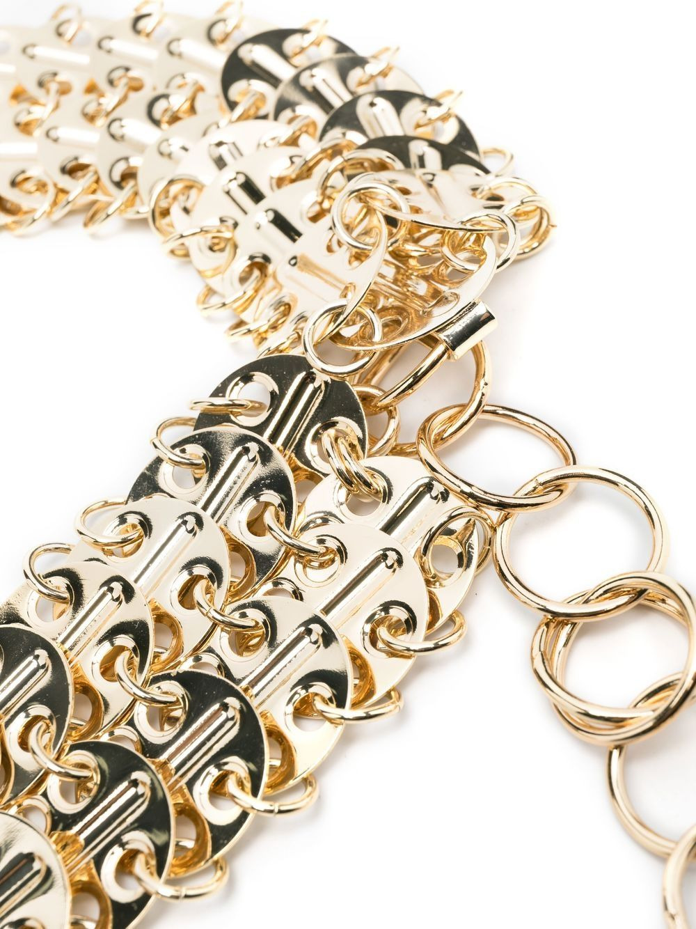 chain-link clasp-fastening belt - 2